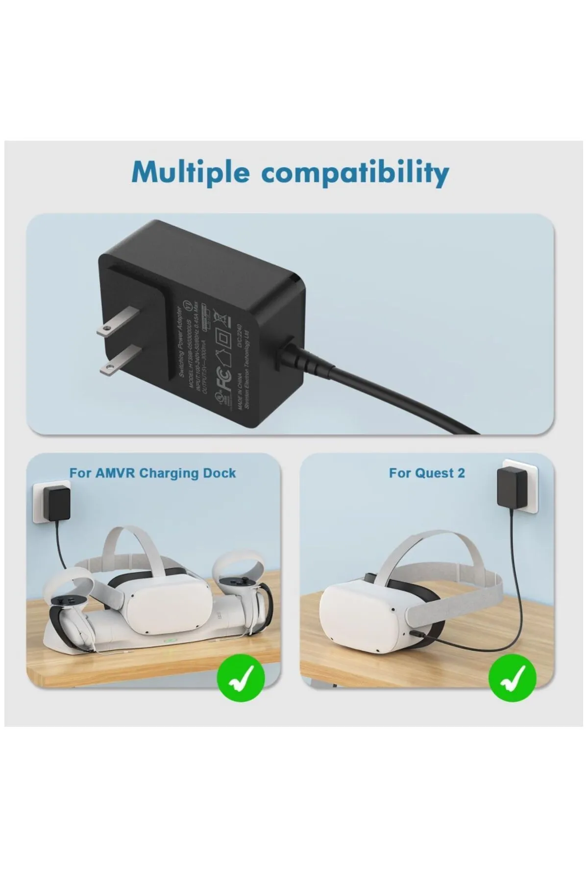 SEGRETO Meta/oculus Quest 2 Için M Amvr Yükseltilmiş Şarj Ünitesi