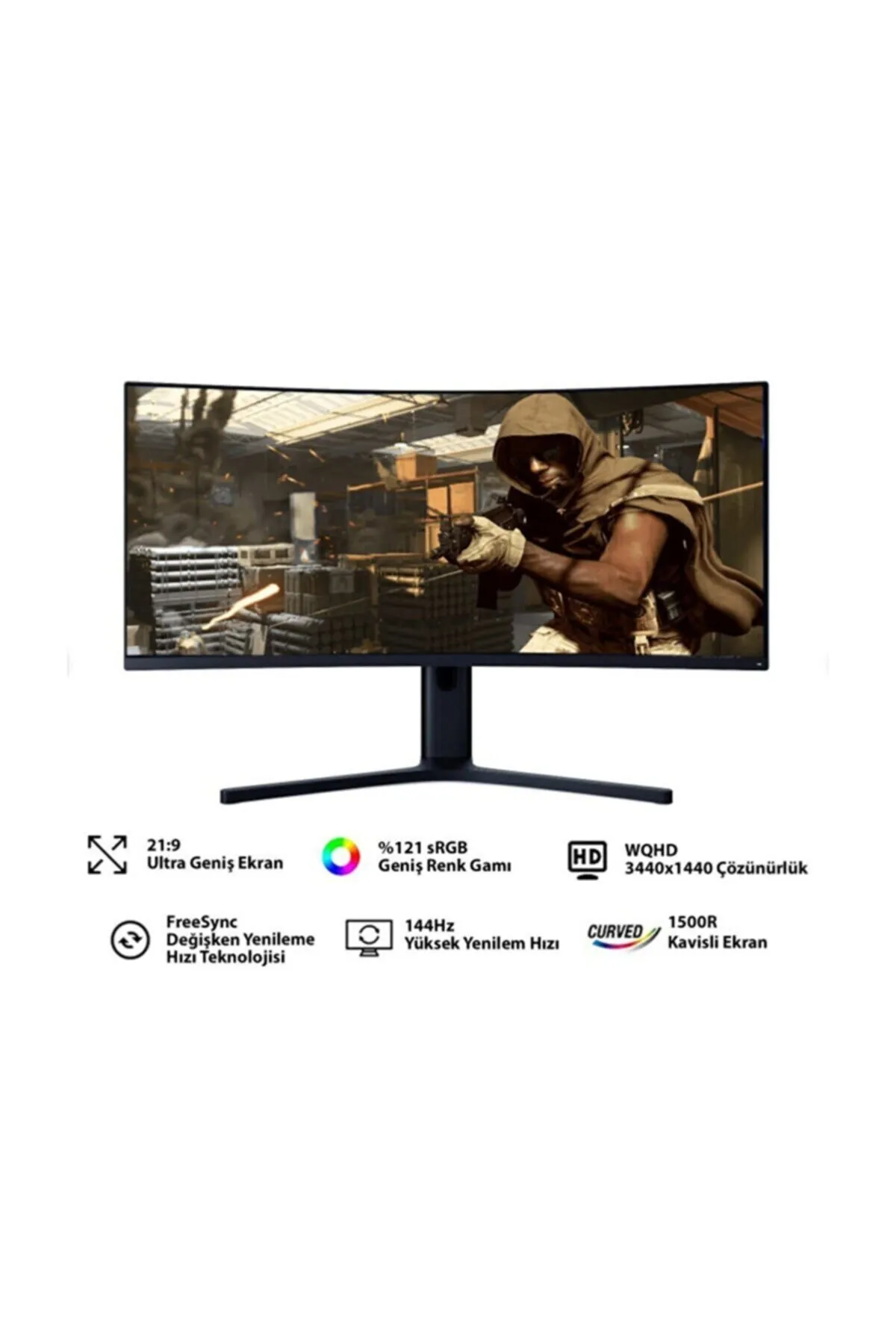 Xiaomi Mi Curved Bhr4269gl 34" 144hz 4ms (hdmı+display) Freesync Wqhd Led Monitör Çin Versiyon