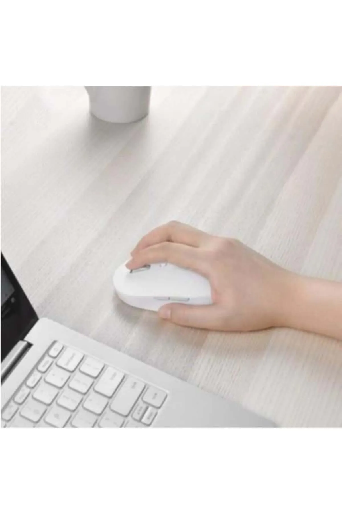 Xiaomi Mi Çift Modlu Kablosuz Bluetooth Mouse (beyaz) Modern Tasarım 431550