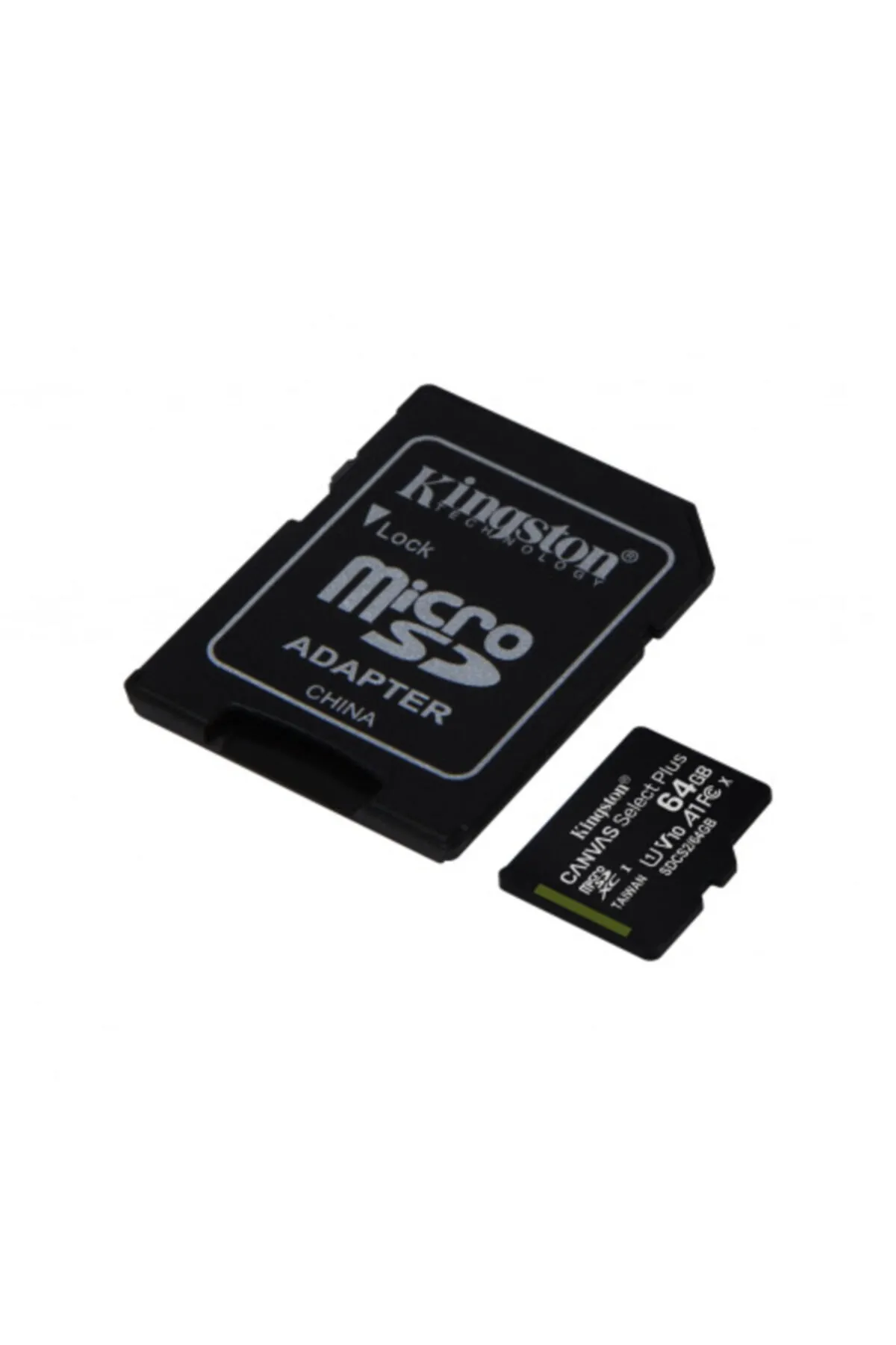 Kingston Microsd (sd Adaptörlü) Sdcs2/64gb Cl10 100mb/s