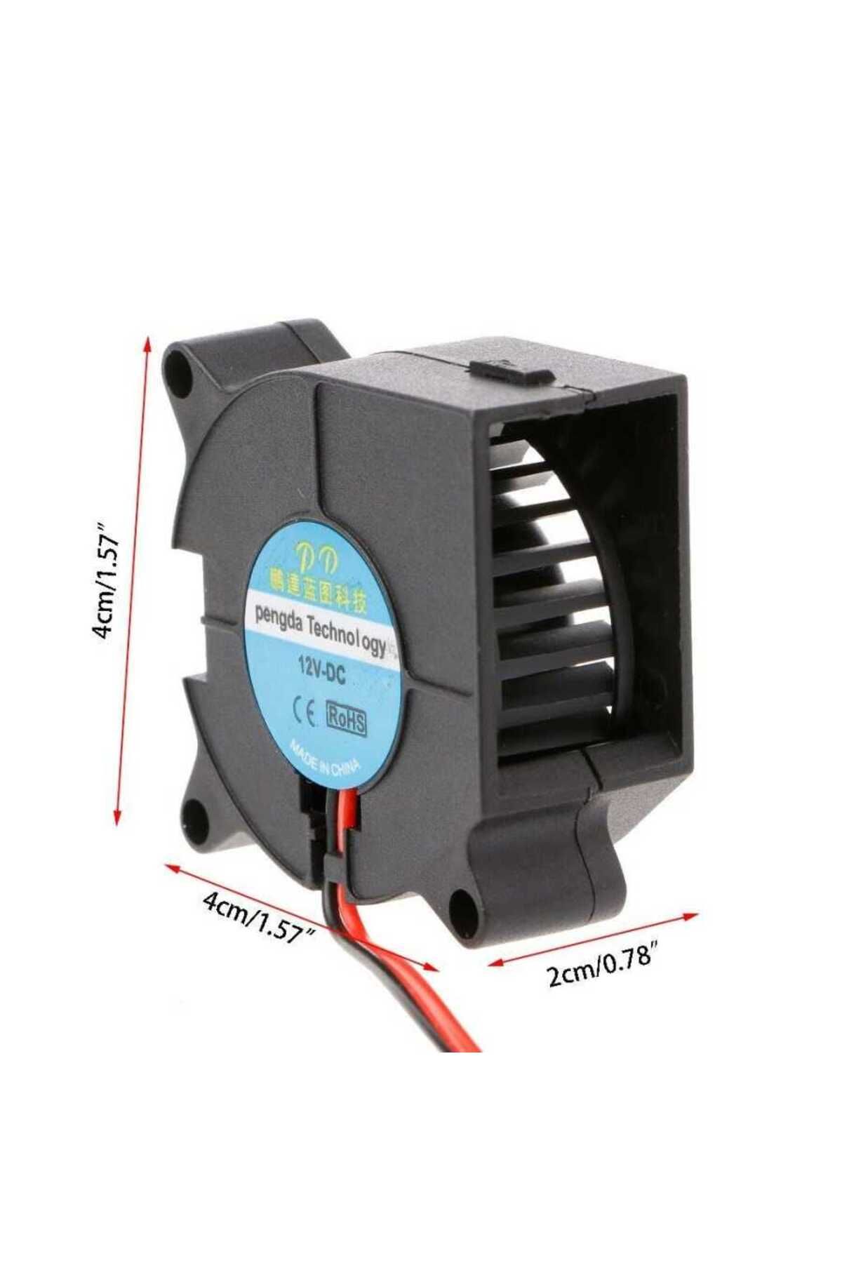 Motorobit Mini Salyangoz Fan 12V 40x40mm