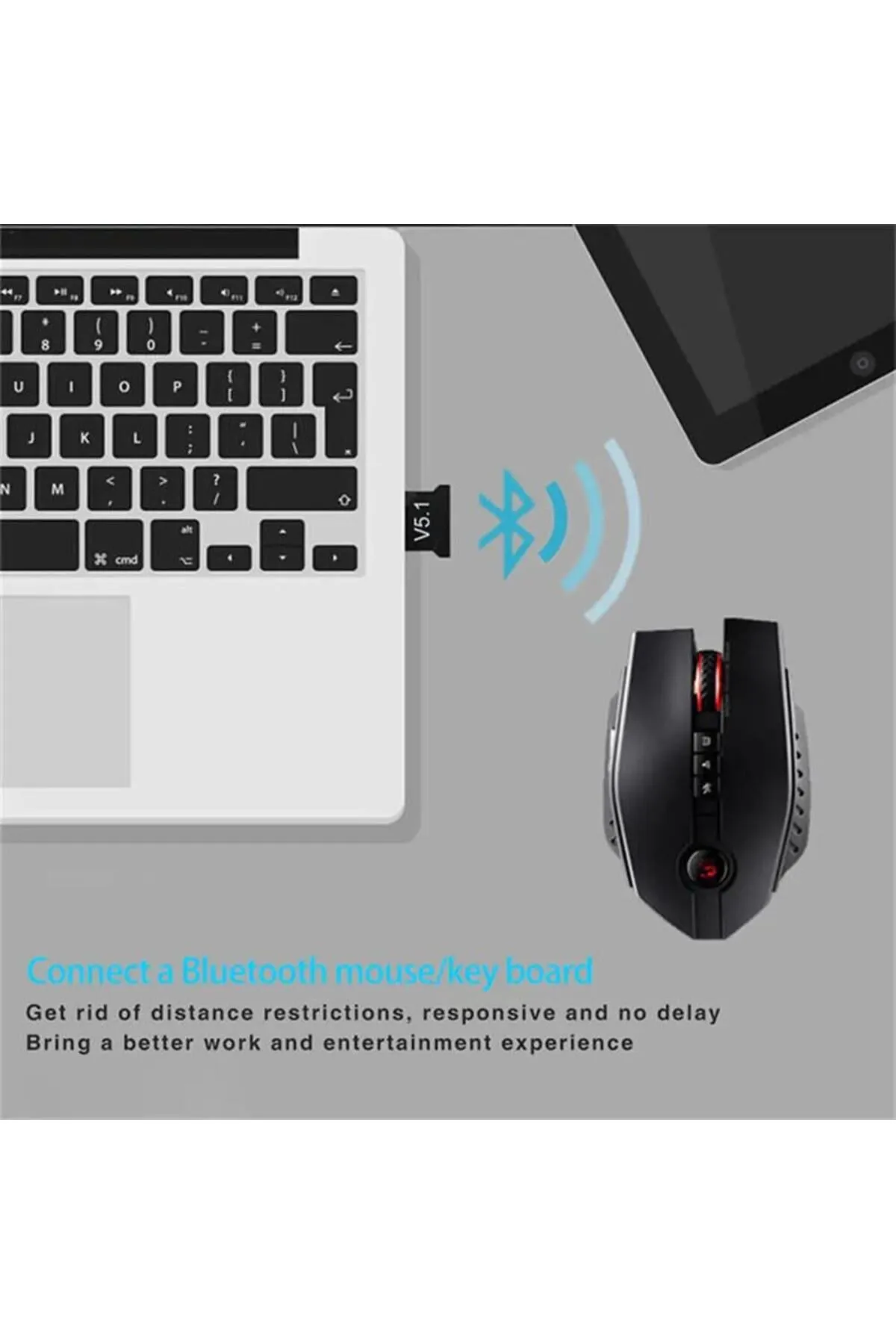 PSGT Mini V5.0 Usb Bluetooth Dongle 5.0 Bluetooth Adaptör [Tak Çalıştır]