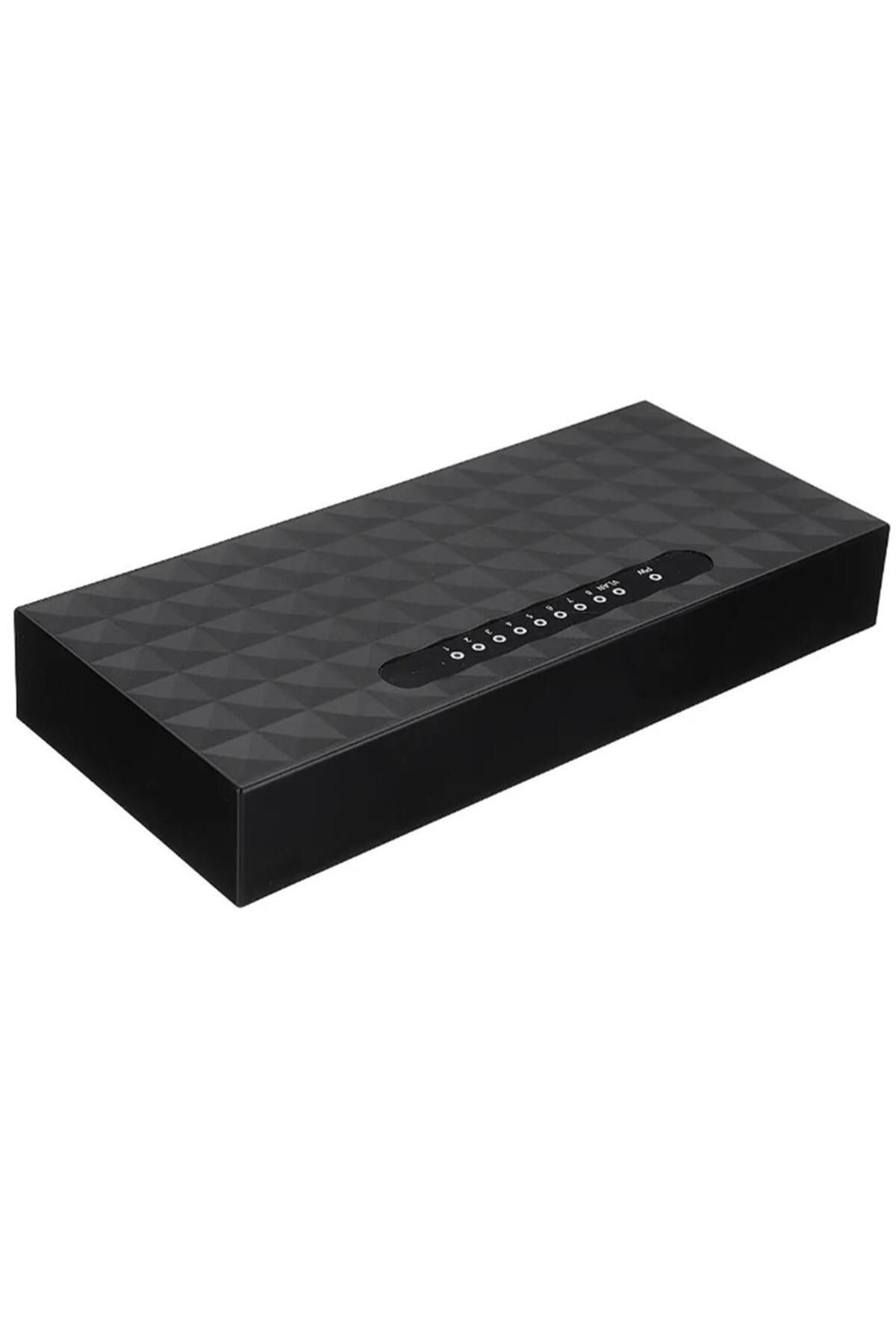 MJ VİSİON MJ Vision 8-Port 10/100/1000Mbps Qos Destekli Tak ve Kullan % 72 Enerji Tasarruflu Gigabit Switch