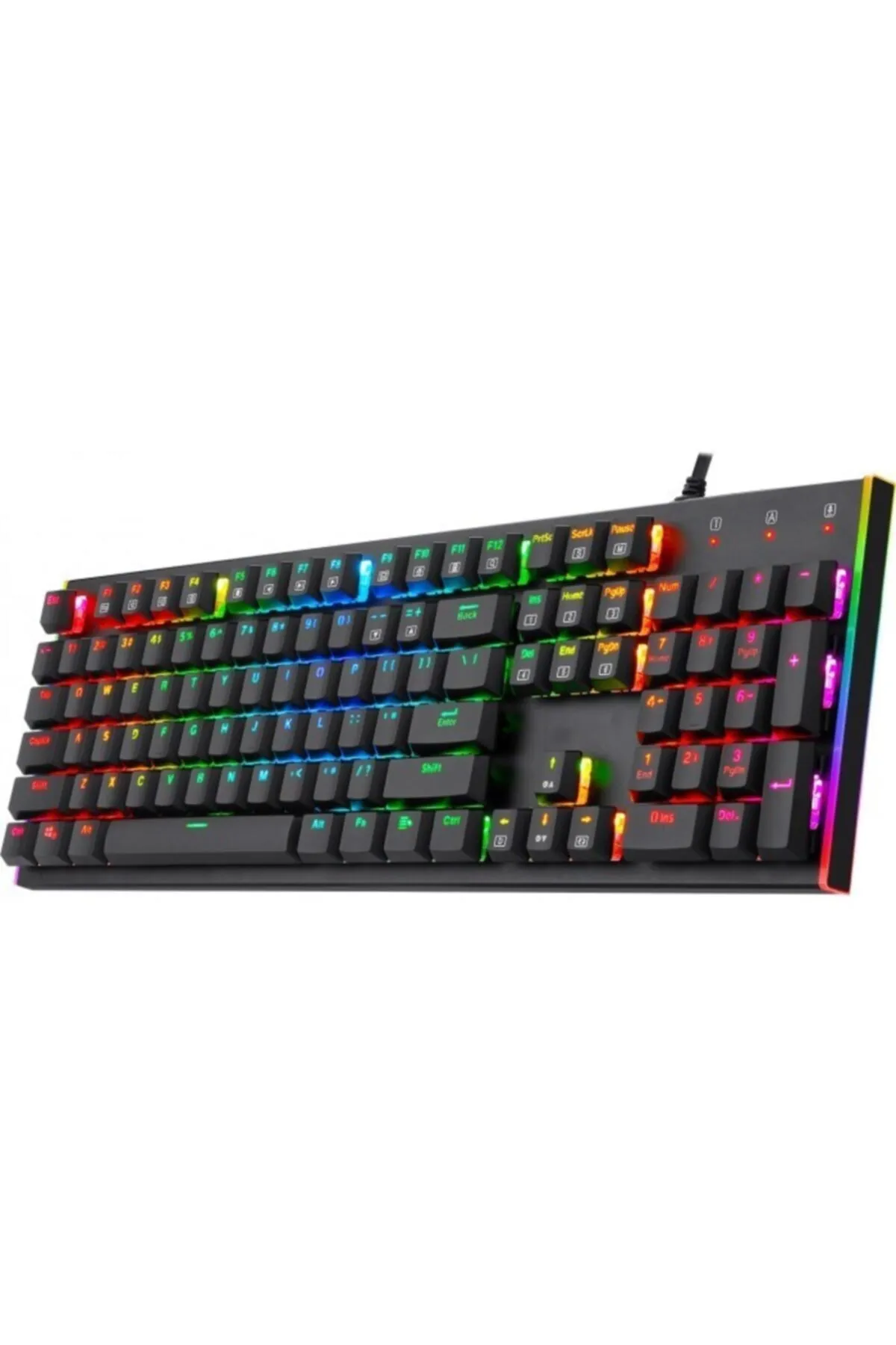 Sprange Mk-10 Pro Blue Switch Mekanik Rgb Efekli Işıklı Oyuncu Klavye Siyah