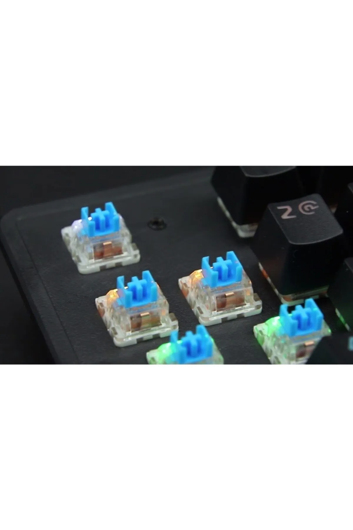 Sprange Mk-10 Pro Blue Switch Mekanik Rgb Efekli Işıklı Oyuncu Klavye Siyah