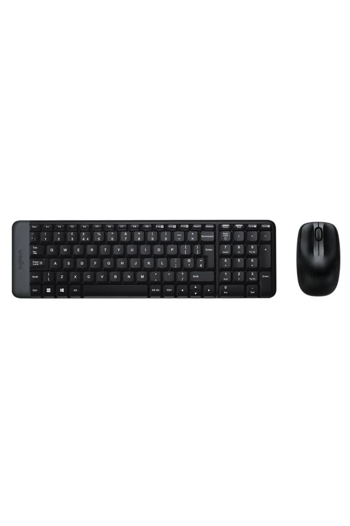 Logitech Mk220 Q Tr Sıyah Kablosuz Klavye Mouse Set