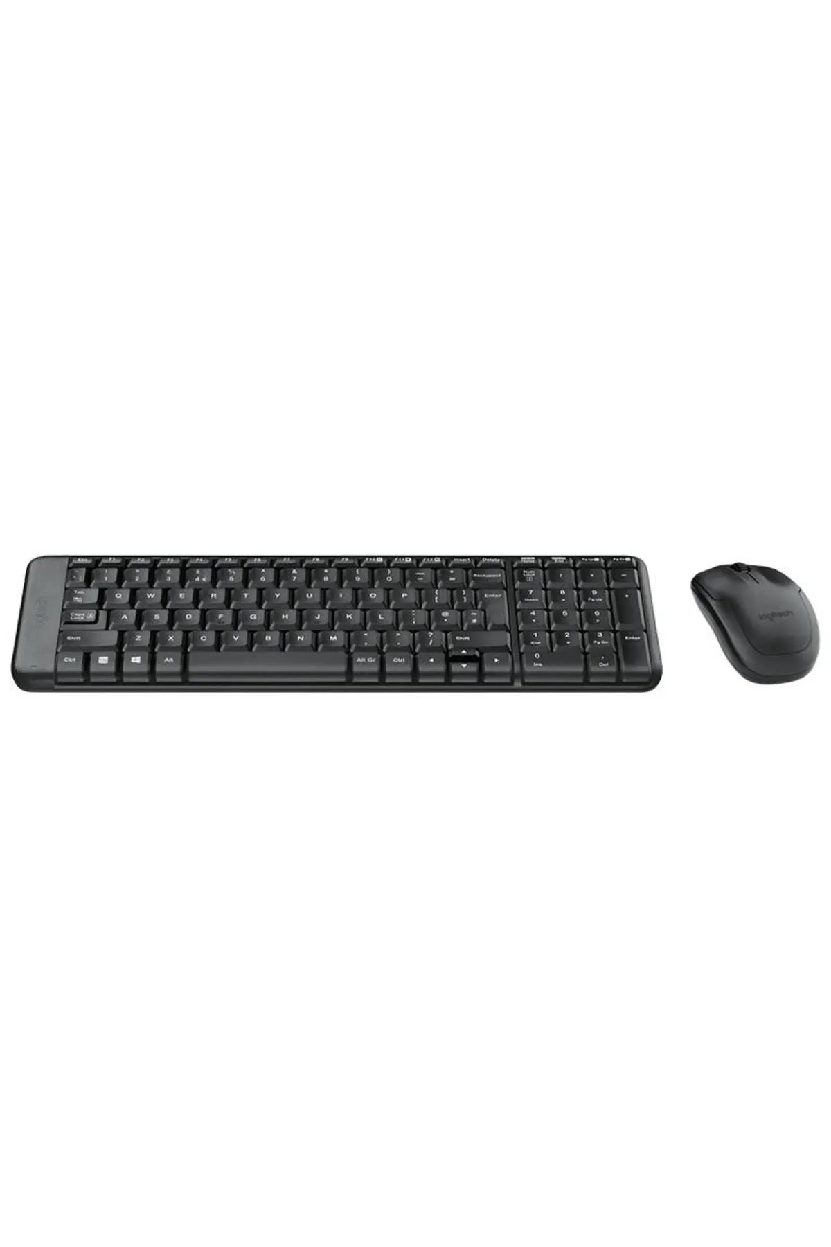 Logitech Mk220 Q Tr Sıyah Kablosuz Klavye Mouse Set