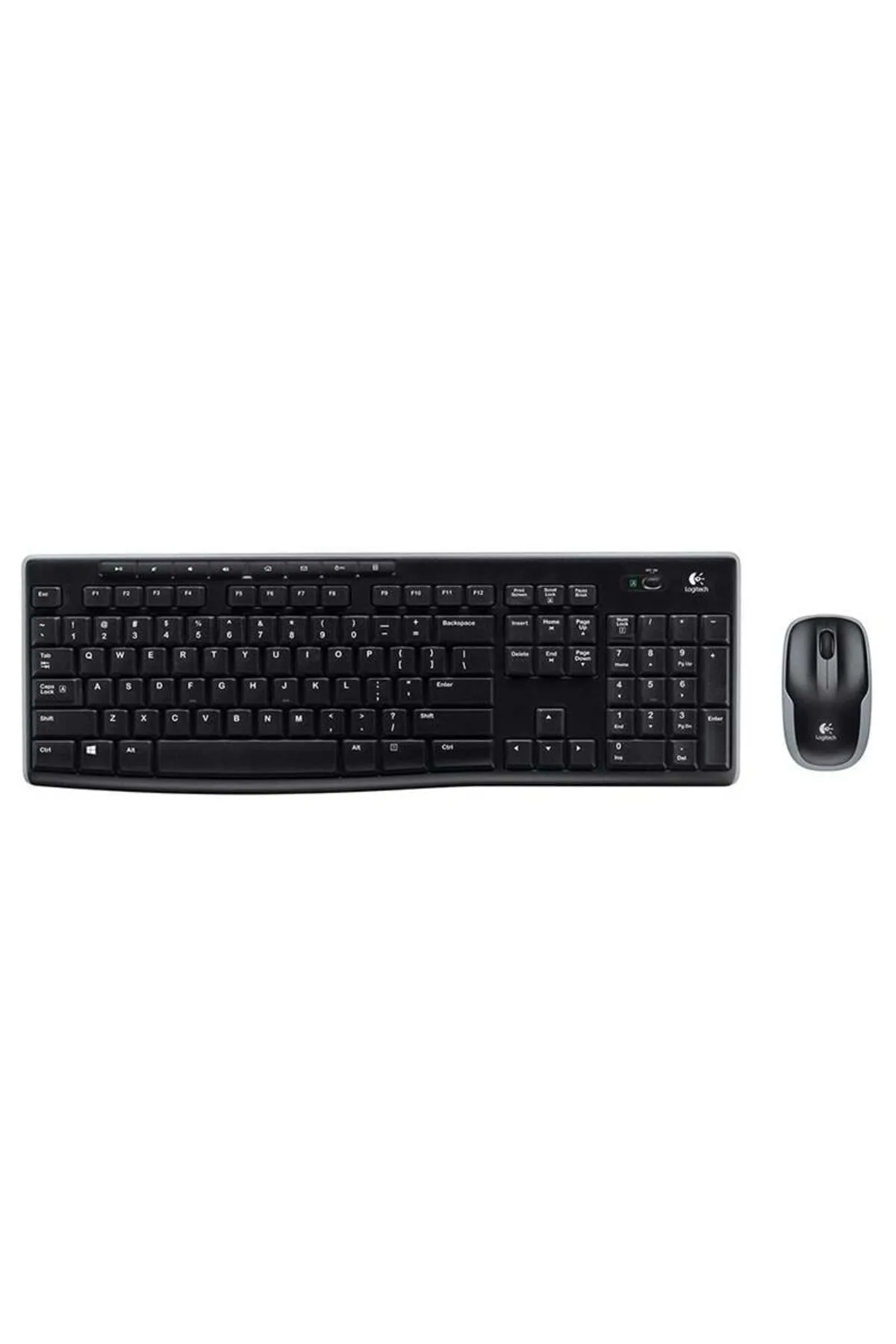 Logitech Mk270 Siyah Kablosuz Q Klavye Set