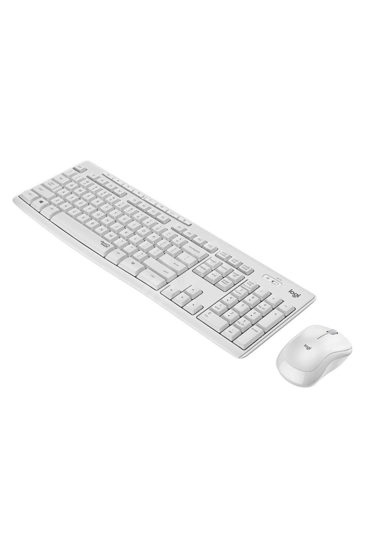 Logitech Mk295 Q Tr Beyaz Sessiz Kablosuz Klavye Mouse Set