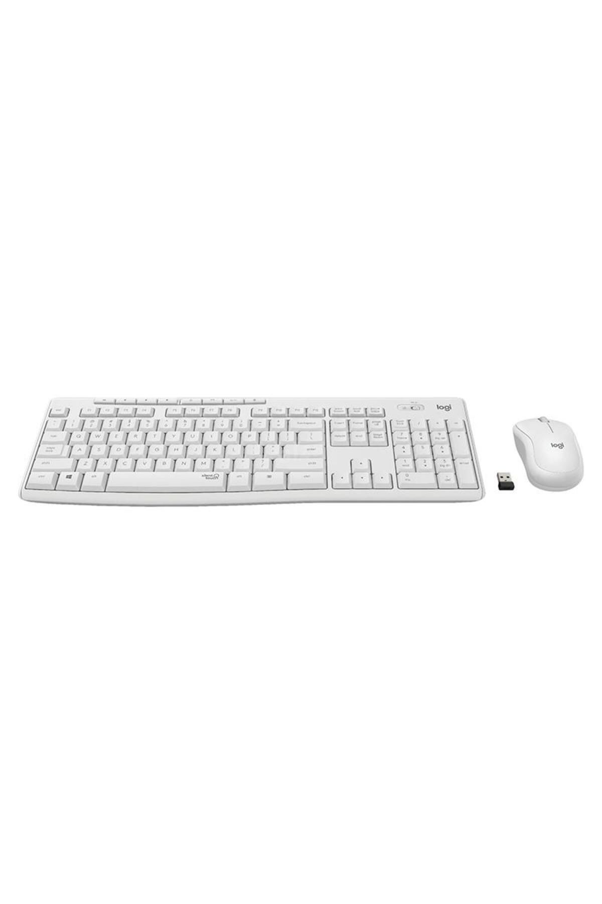 Logitech Mk295 Q Tr Beyaz Sessiz Kablosuz Klavye Mouse Set