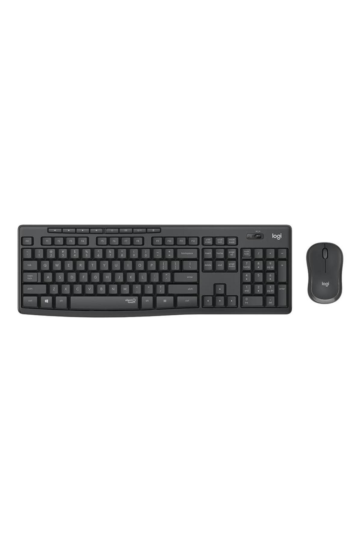 Logitech Mk295 Q Tr Siyah Kablosuz Klavye Mouse Set