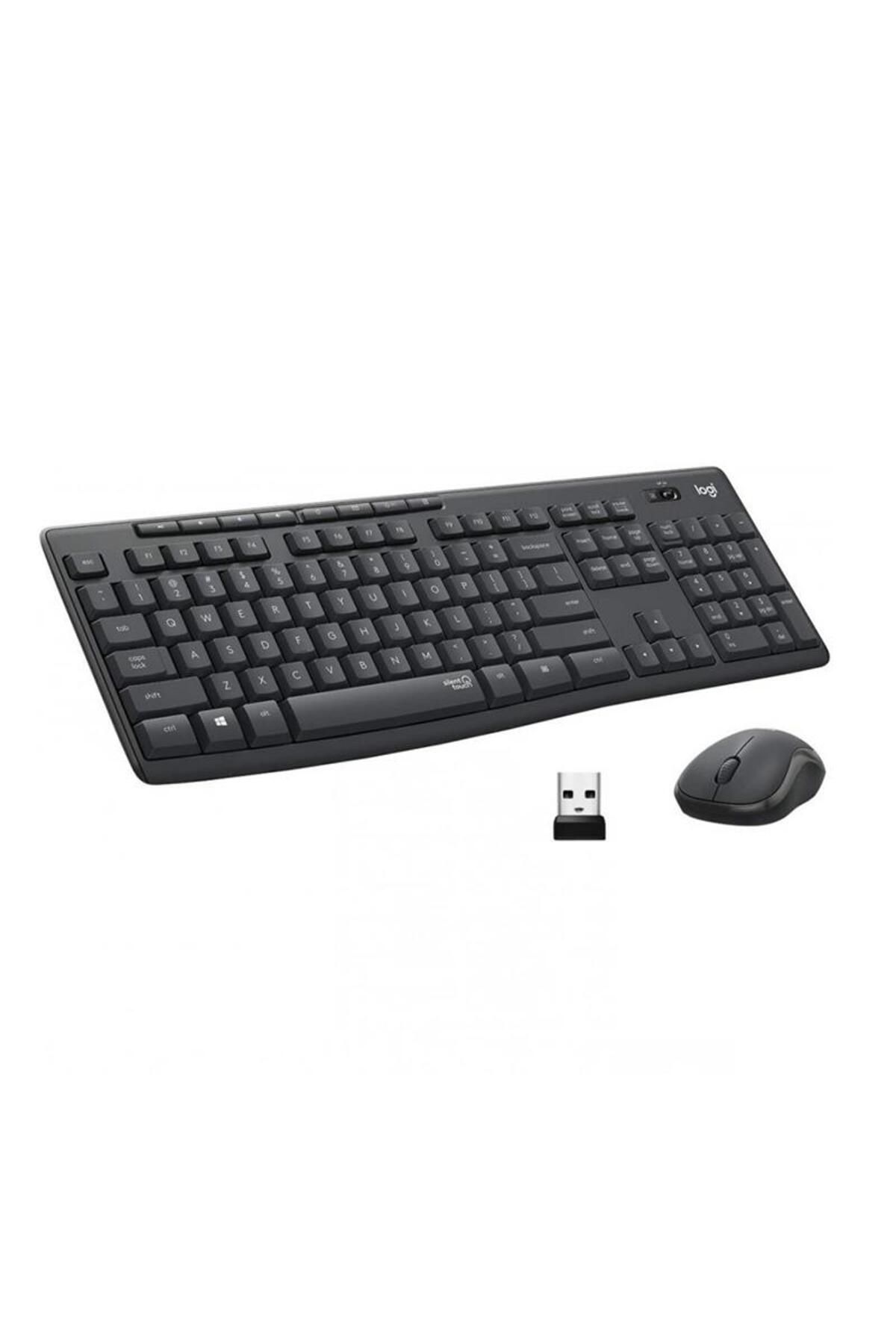 Logitech Mk295 Q Tr Siyah Kablosuz Klavye Mouse Set