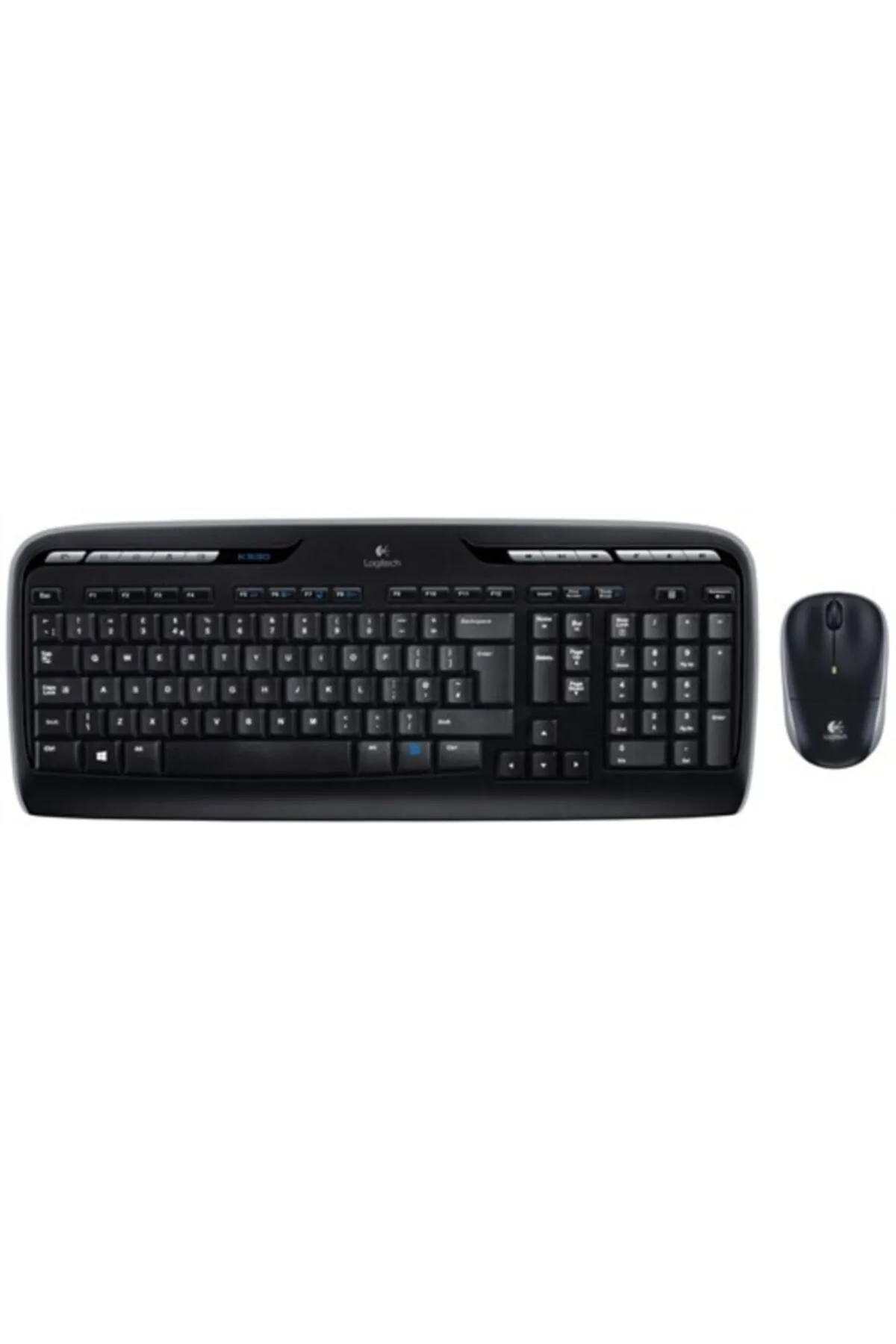 Logitech MK330 Q Kablosuz Usb Siyah Multimedya Klavye/Mouse Set 920-003988