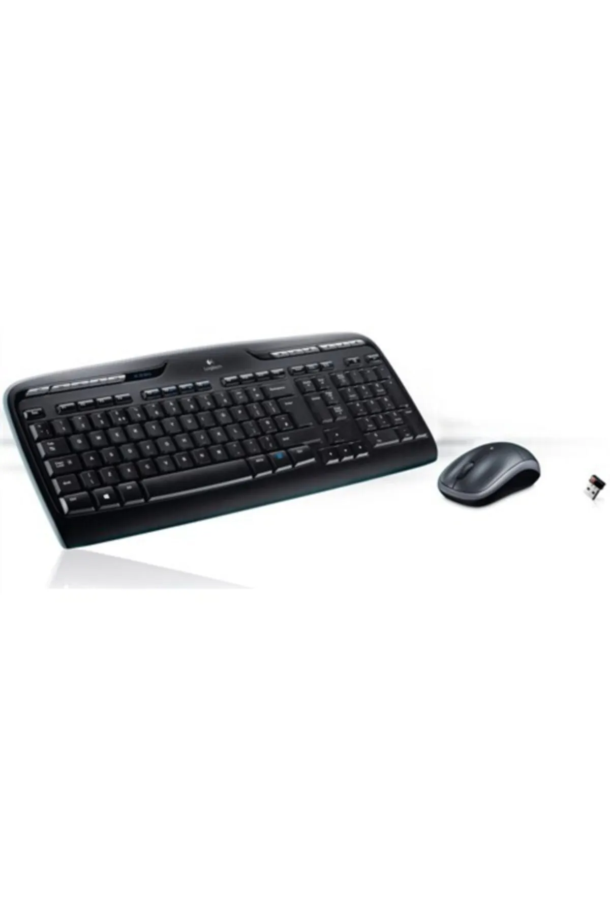 Logitech MK330 Q Kablosuz Usb Siyah Multimedya Klavye/Mouse Set 920-003988