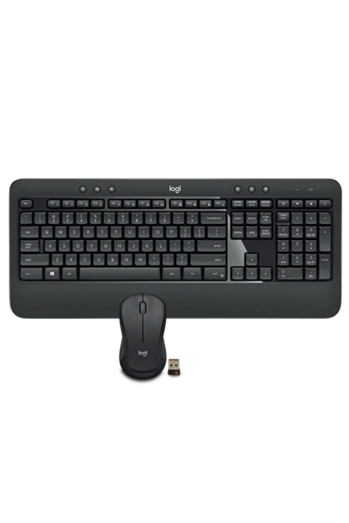 Logitech Mk540 Ingilizce Q Wireless Laser Mouse Combo Usb Unifying Klavye Ve Lazer Mouse Seti Siyah