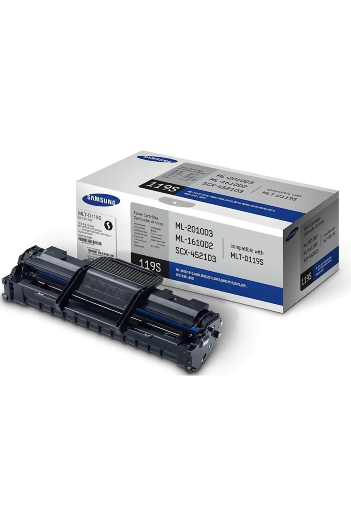 Samsung MLT-D119S SIYAH TONER 2.000 SAYFA ML-1610/ML-2010/ML-4521 (SU864A)