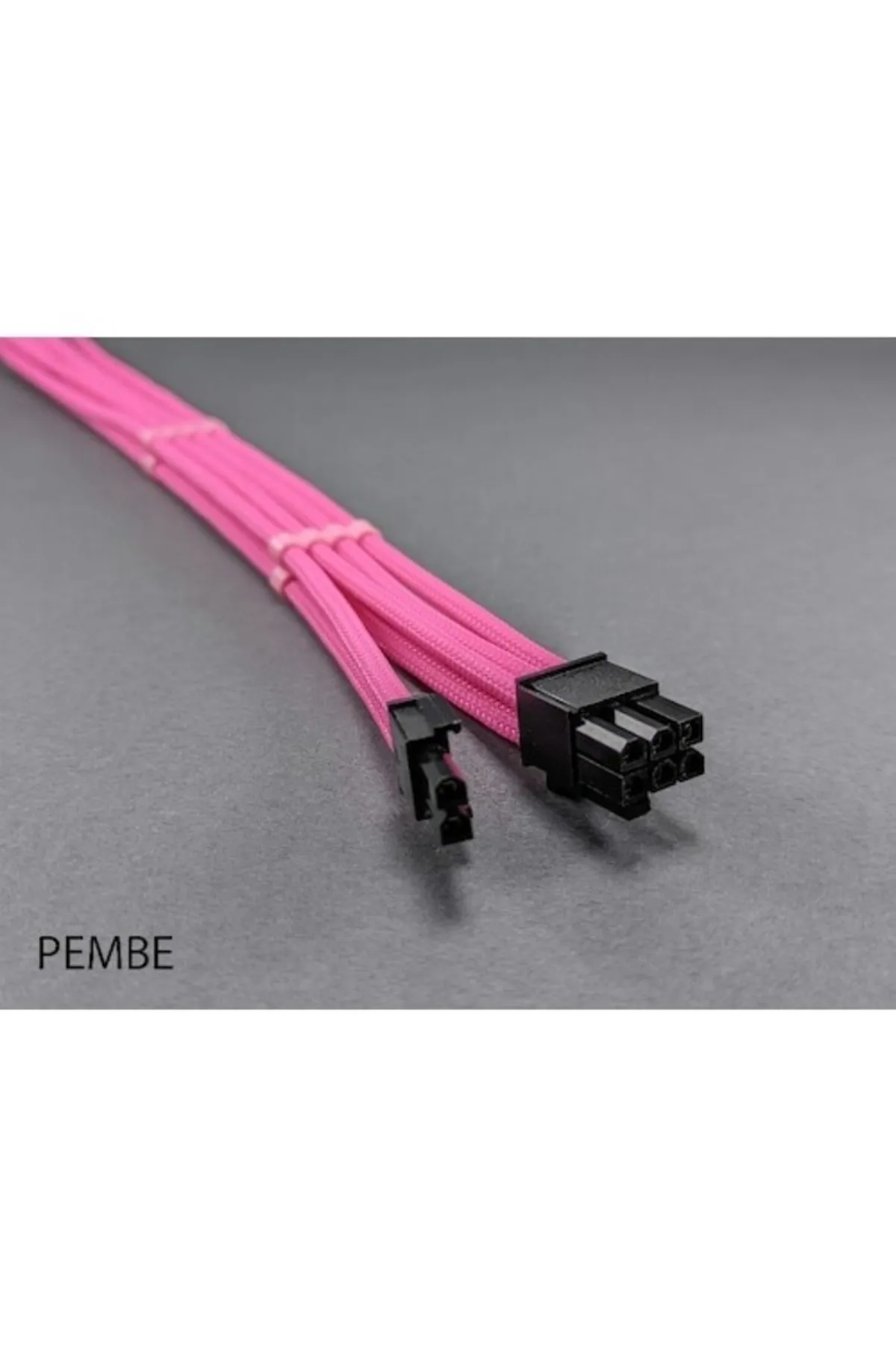 OEM Mm 6+2 Pin Sleeved Vga (e.kartı) Uzatma Kablosu Pembe