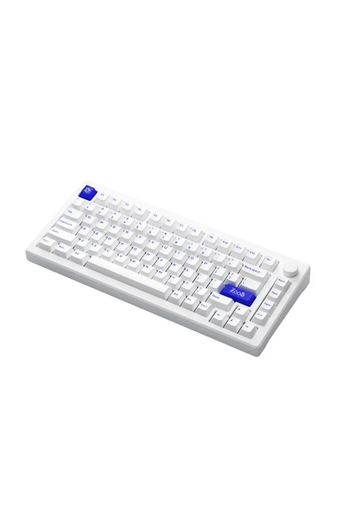 AKKO MOD 007B PC Blue on White RGB Kablosuz Hotswap Mekanik Gaming Klavye