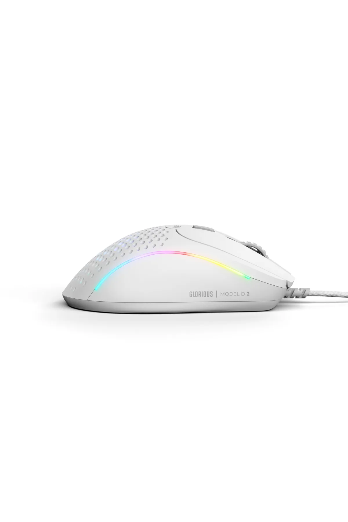 Glorious Model D 2 RGB 26000 DPI Kablolu Oyuncu Mouse Beyaz