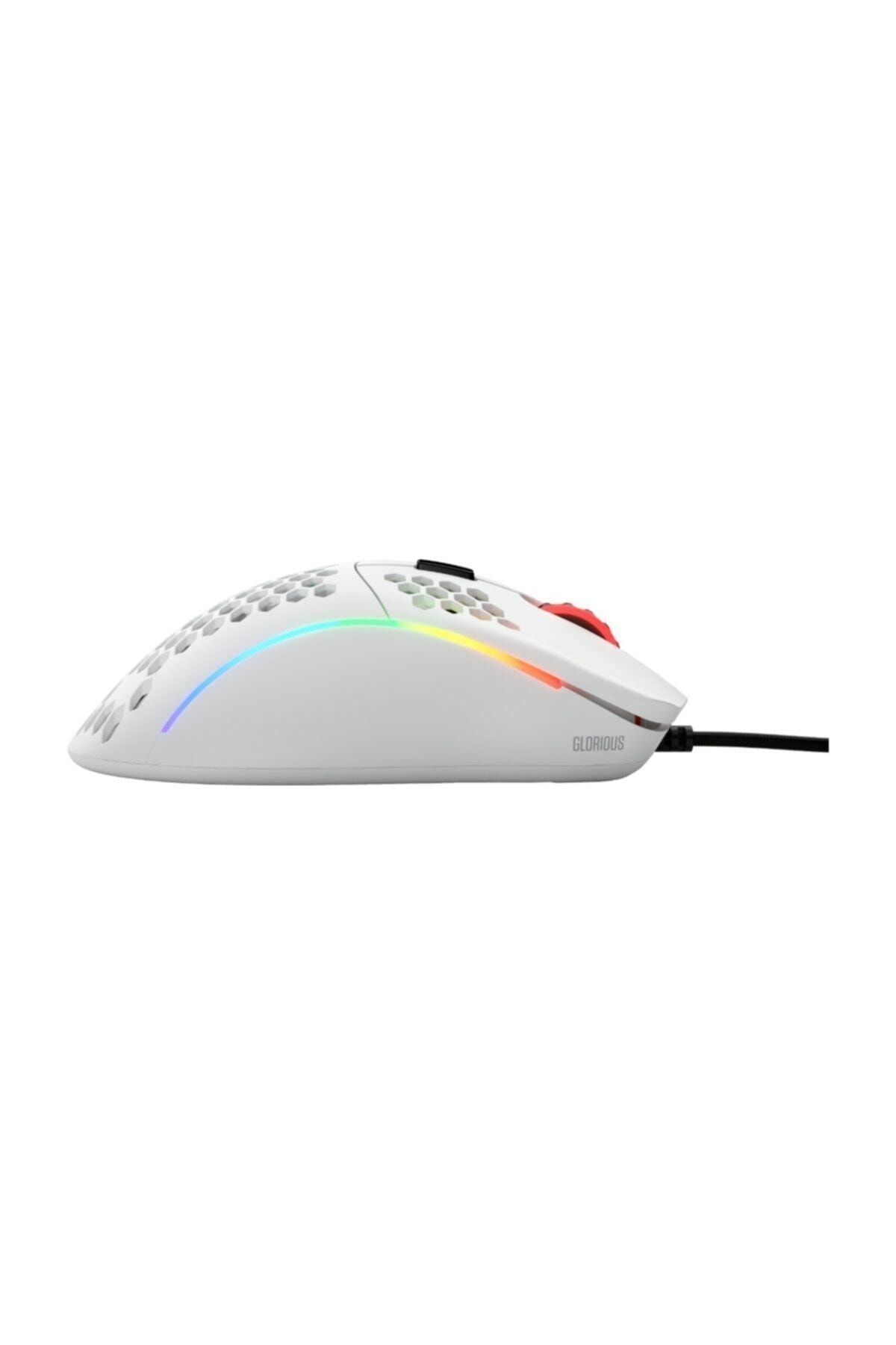 Glorious Model D Kablolu Mat Beyaz Rgb Oyuncu Mouse 69gr