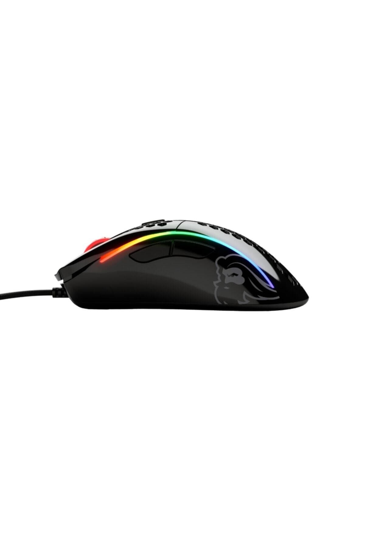 Glorious Model D Kablolu Parlak Siyah Rgb Oyuncu Mouse 69gr