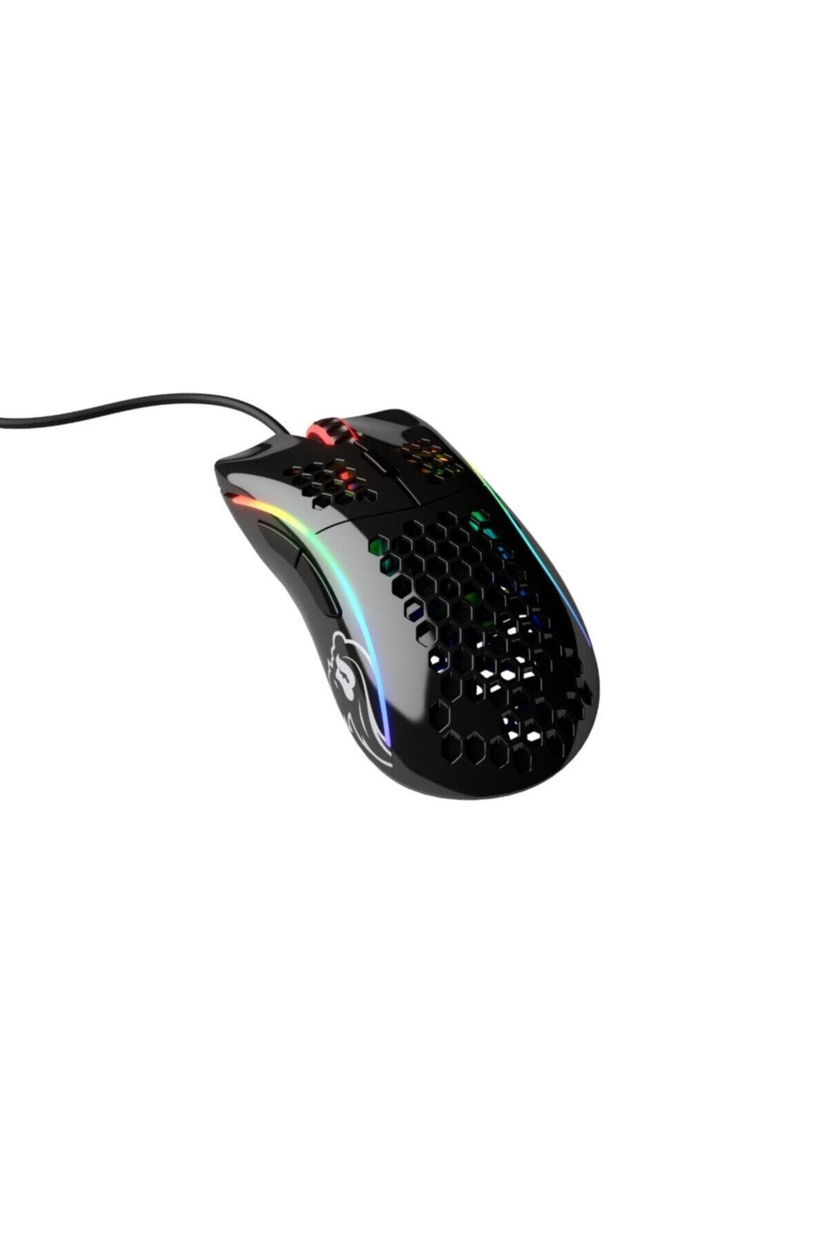 Glorious Model D Kablolu Parlak Siyah Rgb Oyuncu Mouse 69gr