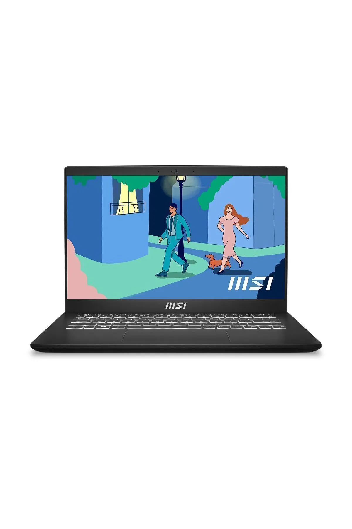 MSI Modern 14 C12mo-1039xtr I7-1255u 16gb Ddr4 Uma 512gb Ssd 14" Full Hd Freedos Siyah Notebook