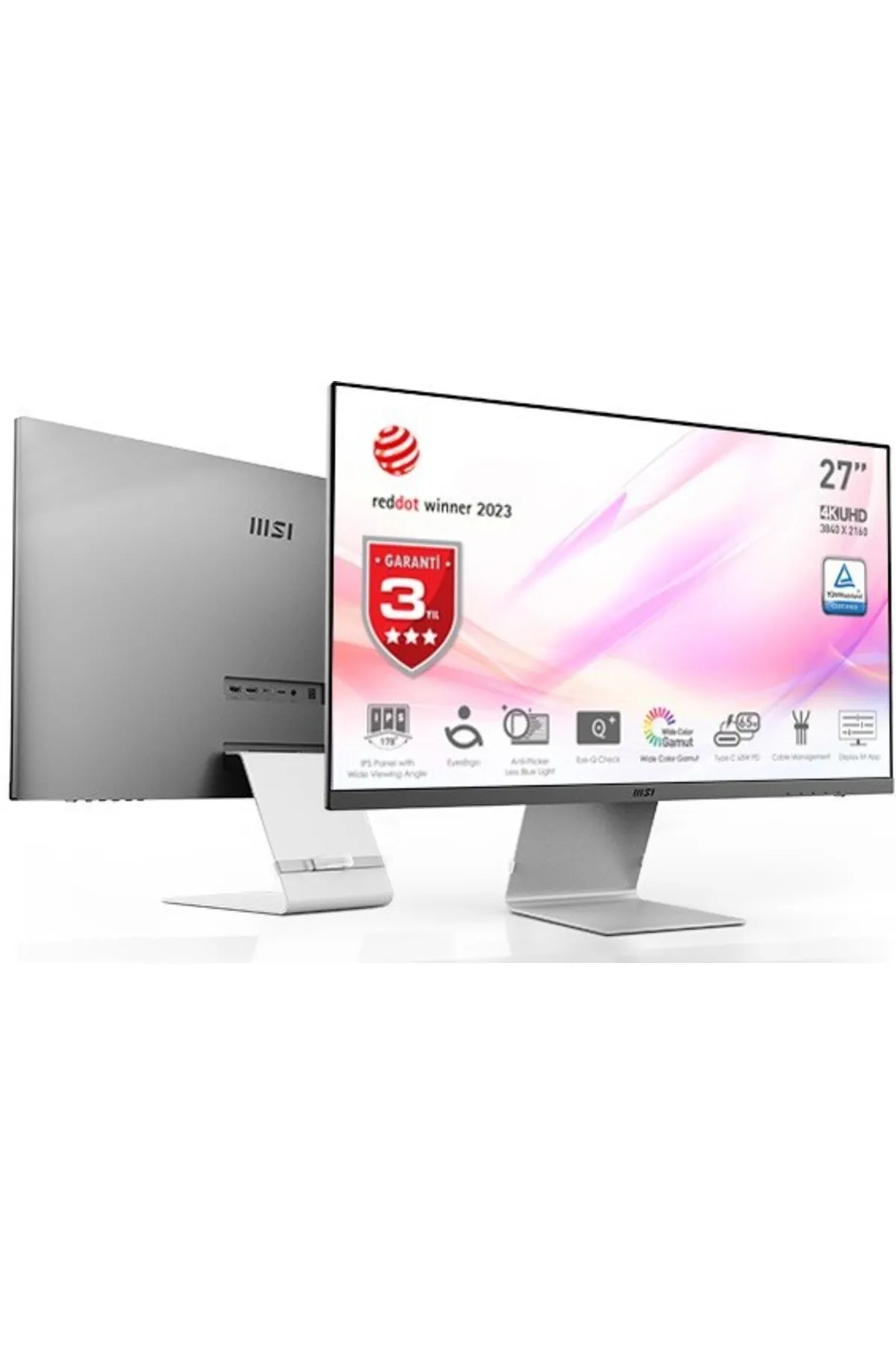 MSI Modern Md271ul 27" 4ms 60hz Adaptive-sync Anti-glare Ips 4k Uhd Monitör