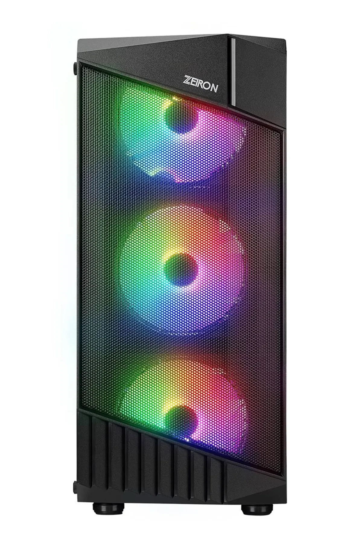 Zeiron Montreal 4x120mm RGB Fanlı Mesh Panel Mid-Tower Gaming Oyuncu Bilgisayar Kasası