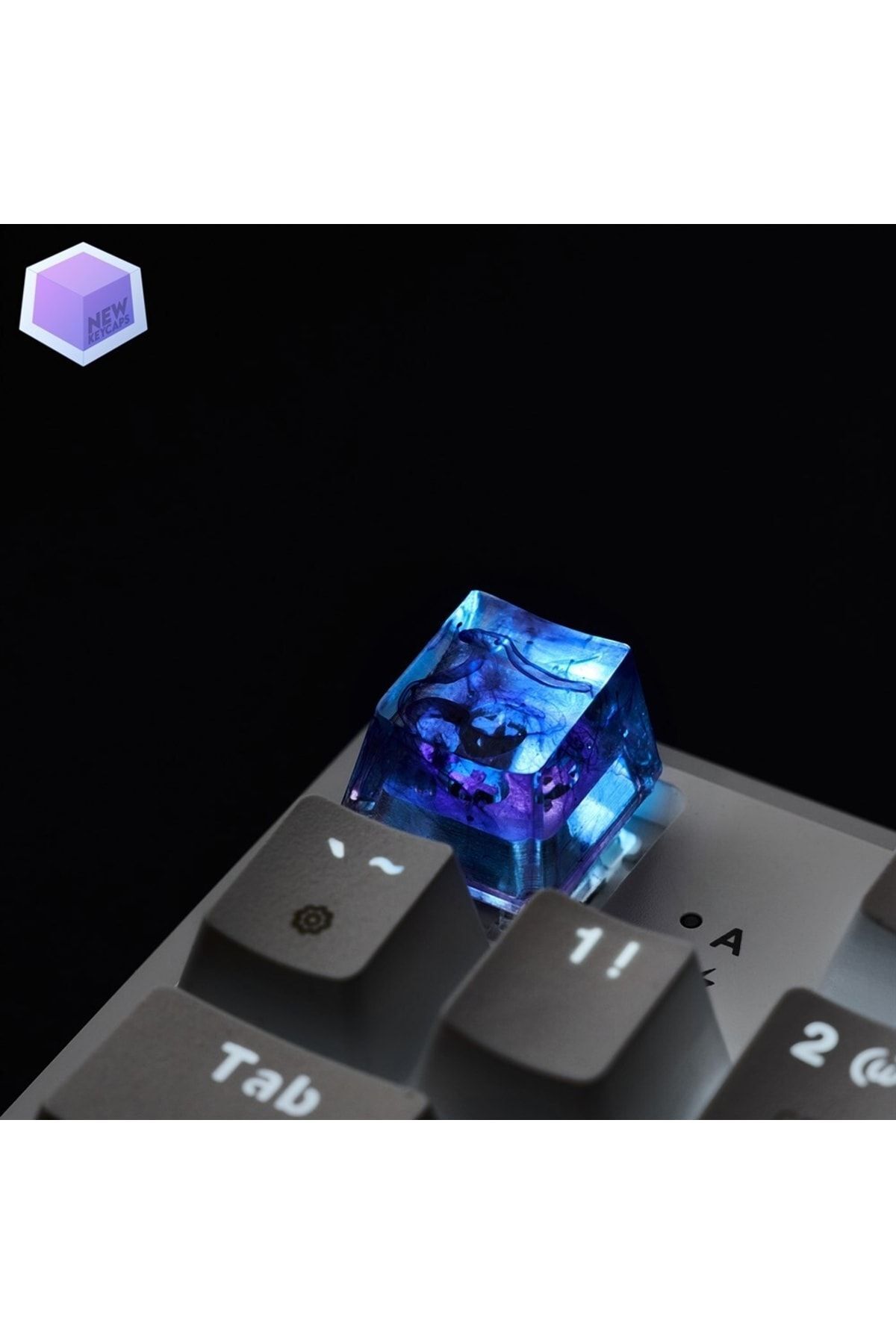 New Keycaps Mor Detaylı Tasarım Esc Mekanik Klavye Tuşu Artisan Keycaps