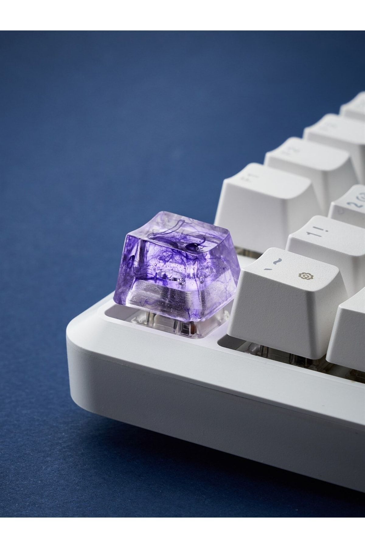 New Keycaps Mor Detaylı Tasarım Esc Mekanik Klavye Tuşu Artisan Keycaps