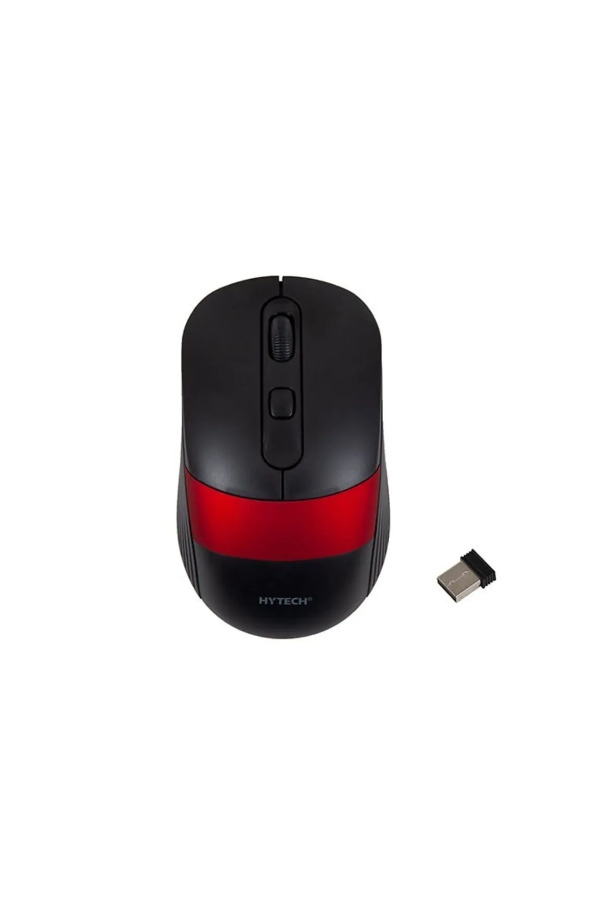 Hytech Mouse Kablosuz 1600 Dpı 2.4ghz Optik Sensörlü 10 Metre Uzaklık Siyah/kırmızı Usb Mouse Hy-m96