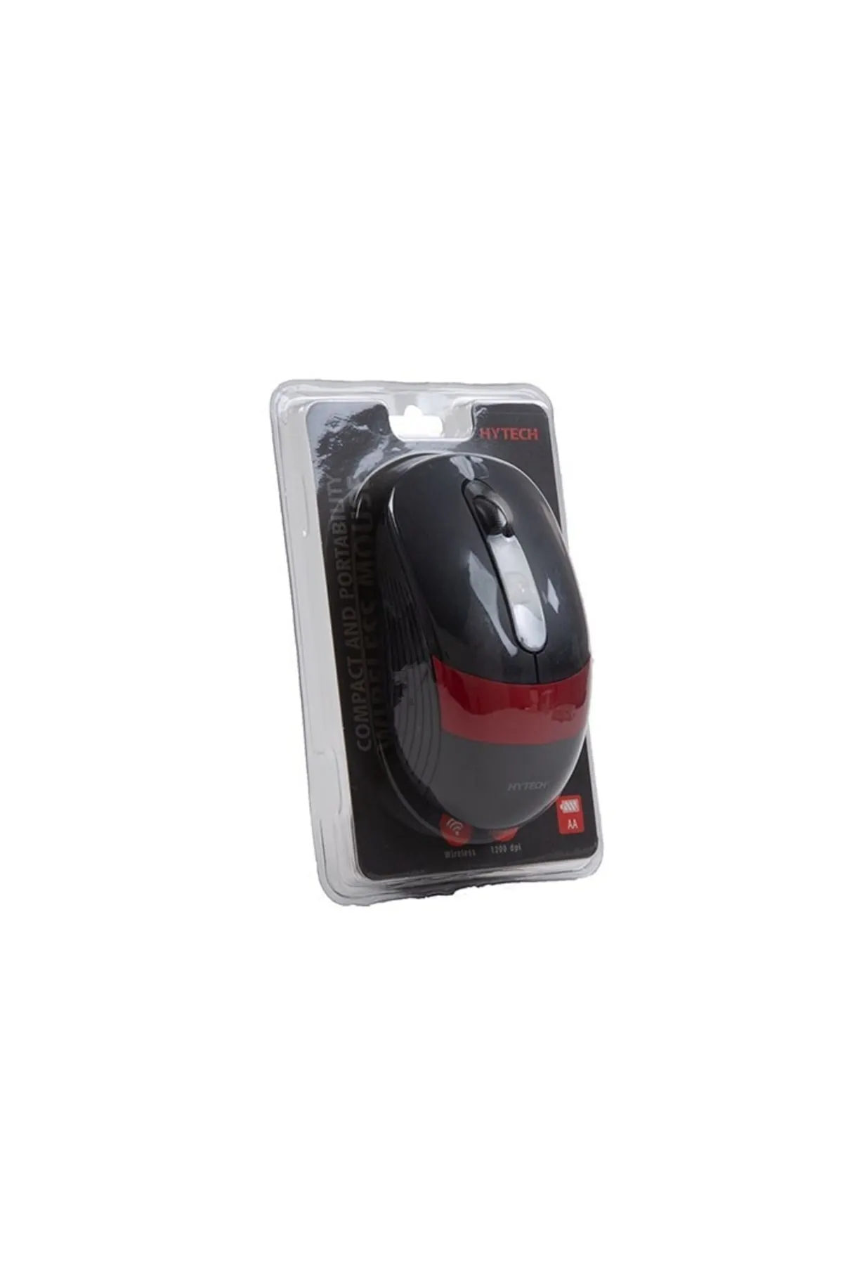 Hytech Mouse Kablosuz 1600 Dpı 2.4ghz Optik Sensörlü 10 Metre Uzaklık Siyah/kırmızı Usb Mouse Hy-m96