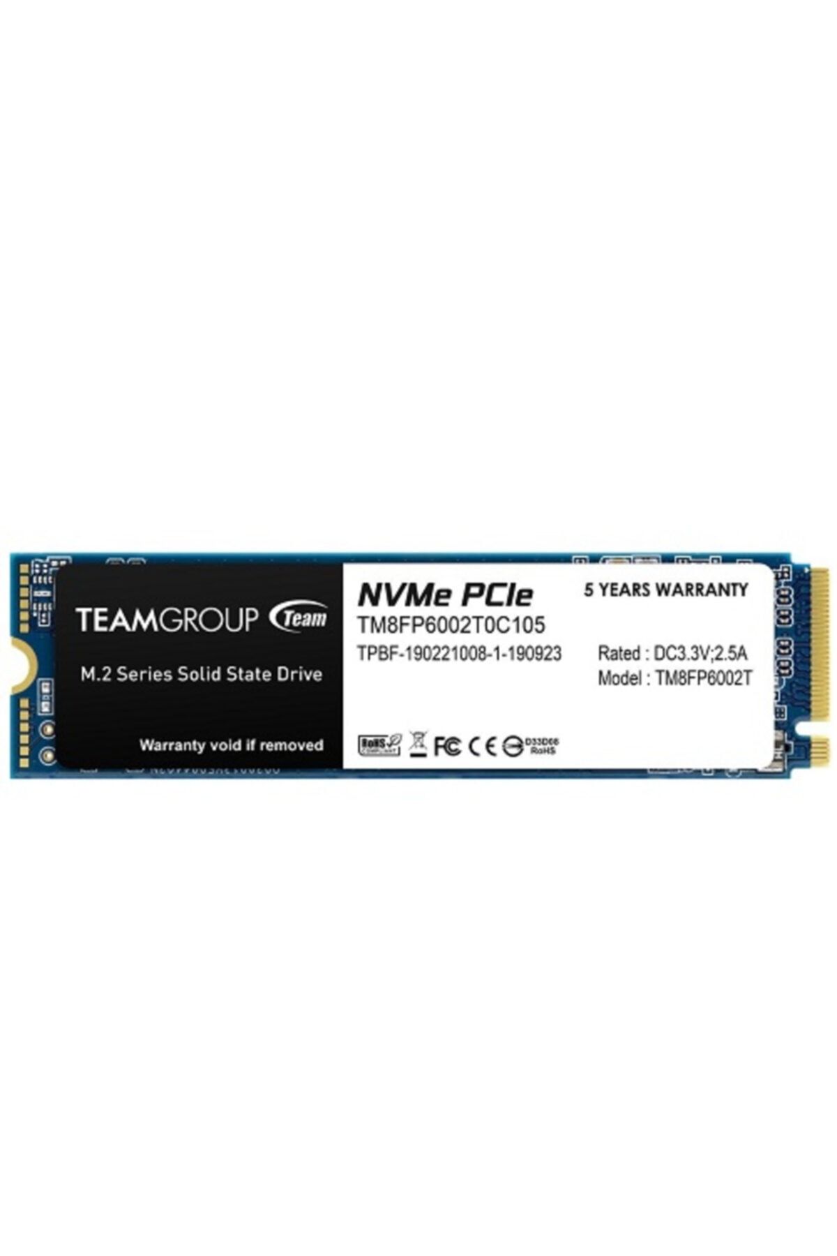 Genel Markalar MP33 2TB 1800/1500MB/s NVMe PCIe Gen3x4 M.2 SSD Disk (TM8FP6002T0C101)