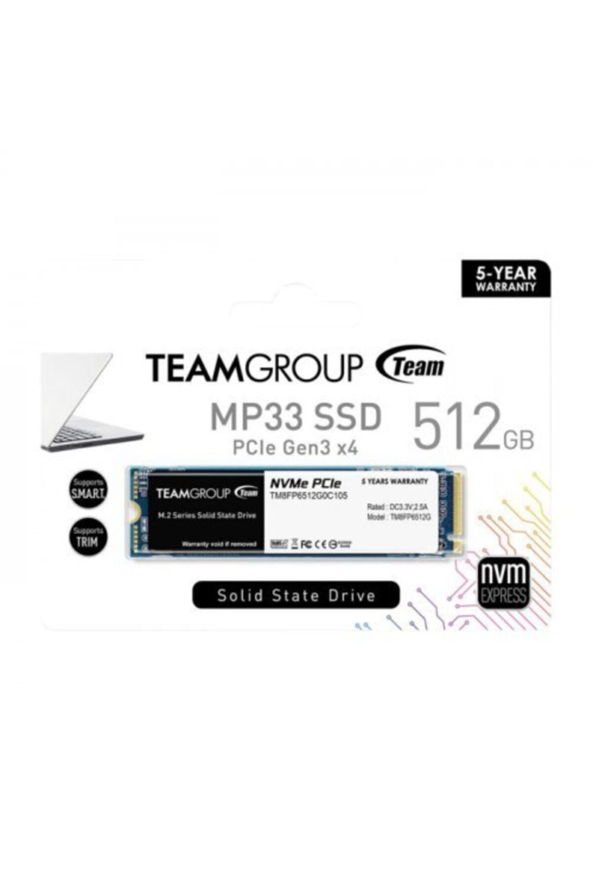 Genel Markalar Mp33 512gb 1700/1400mb/s Nvme Pcıe M.2 Ssd Disk - Tm8fp6512g0c101