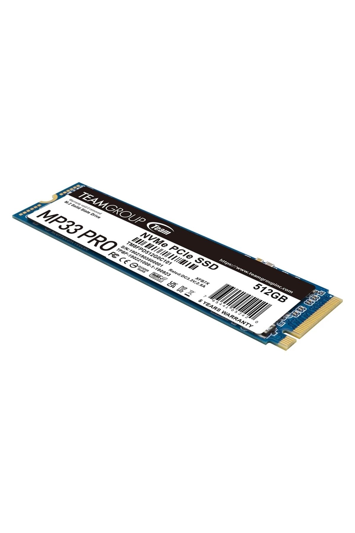 TEAM Mp33 Pro 512gb 2400/2000mb/s Nvme Pcıe Gen3x4 M.2 Ssd Disk (TM8FPD512G0C101)