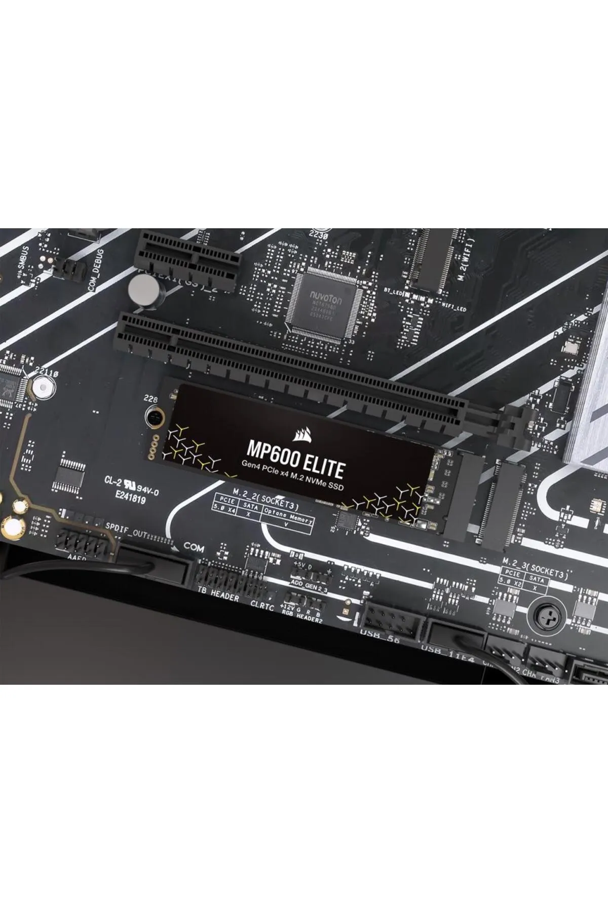 Corsair MP600 Elite 2TB PCIe Gen4 x4 NVMe Soğutuculu M.2 SSD