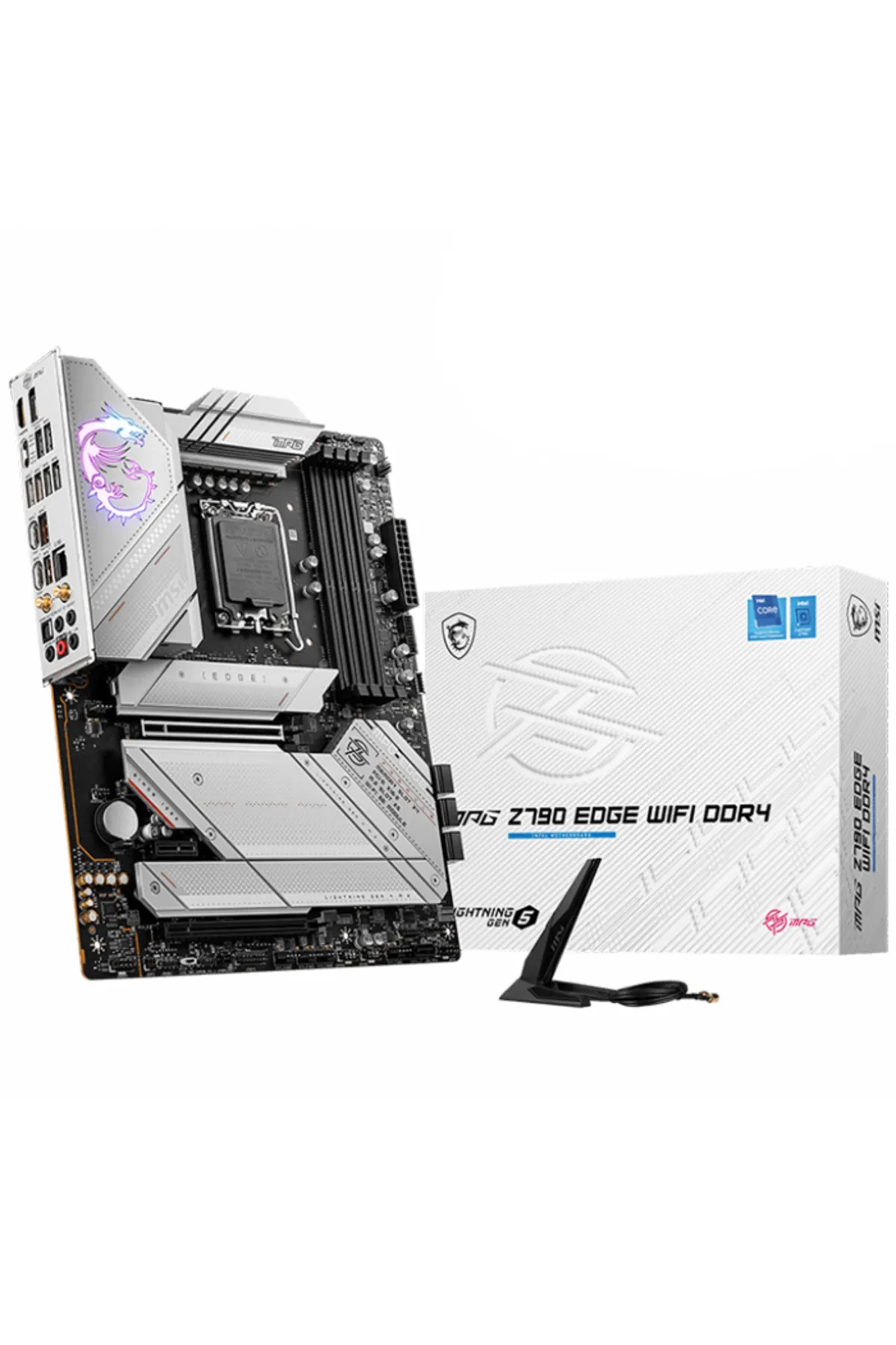 MSI Mpg Z790 Edge Wıfı Ddr4 Intel Z790 Soket 1700 Ddr4 5333(OC)mhz Atx Gaming (OYUNCU) Anakart