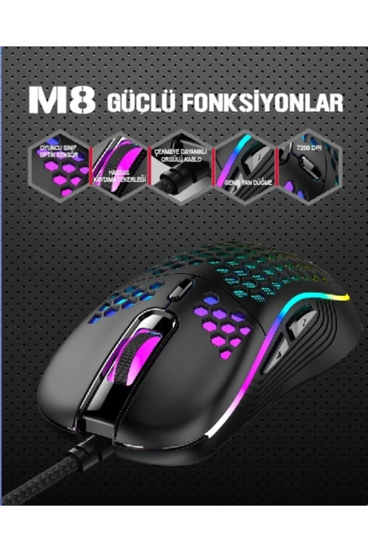 Genel Markalar Ms-8 Gaming & Pc Usb Mouse