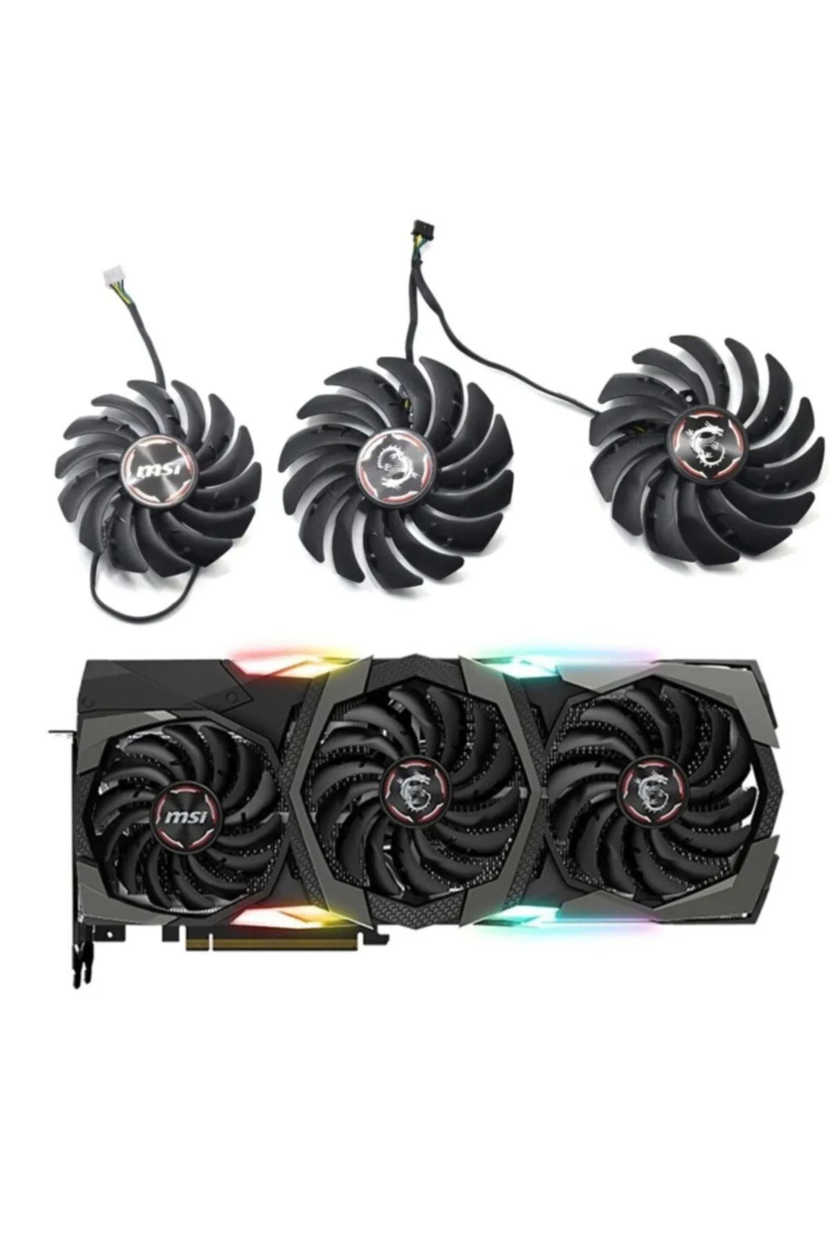 power logıc Msı Geforce Rtx 2070 Super Gamıng X Trıo 8gb Gddr6 256bit Fan