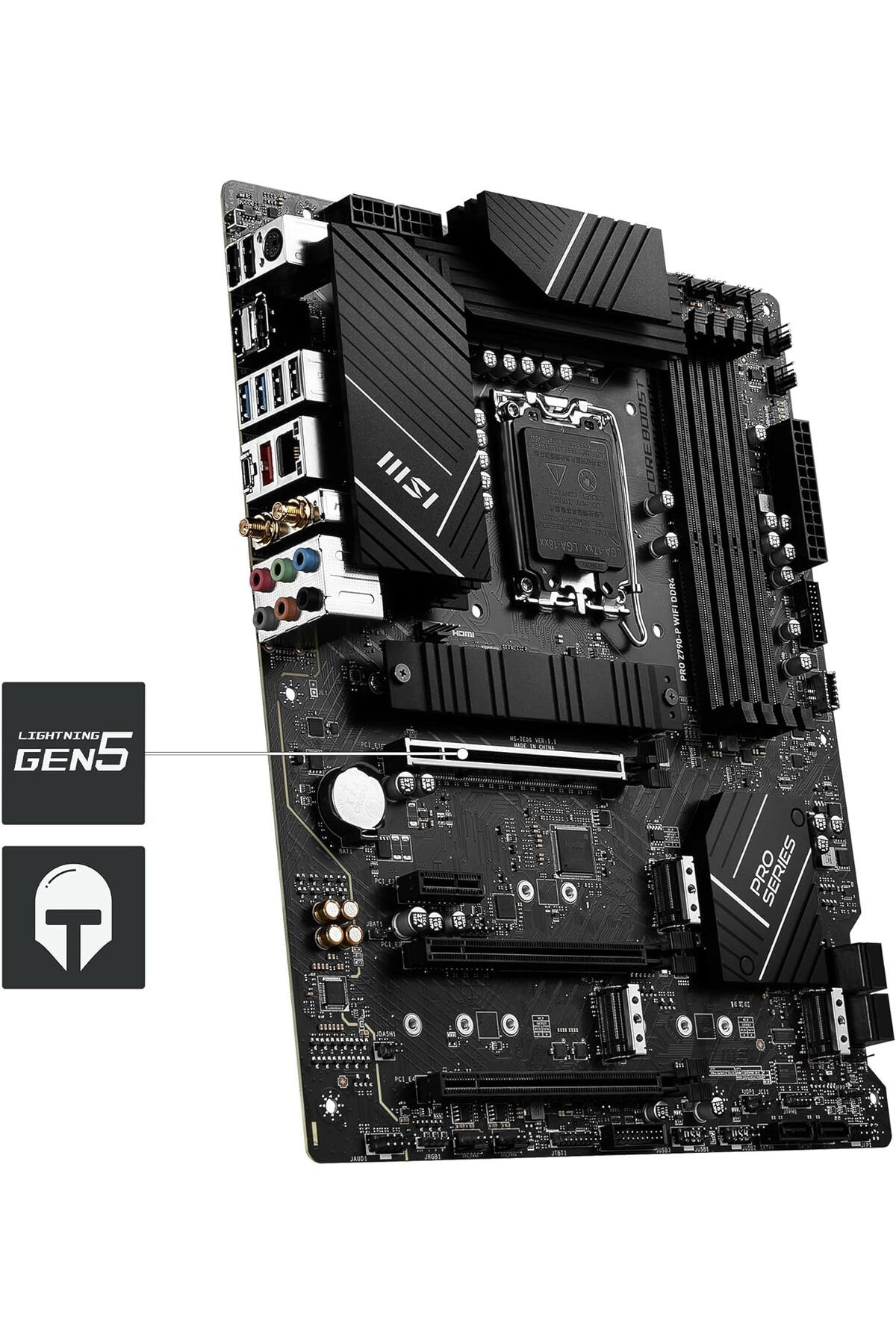 Genel Markalar Msı Mb Pro Z790-p Wıfı Ddr4 Soket 1700 Ddr4 5333mhz(OC) Pcı-e Gen4 M.2 Usb3.2 Dp Hdmı 1x2.5g Lan Wı-