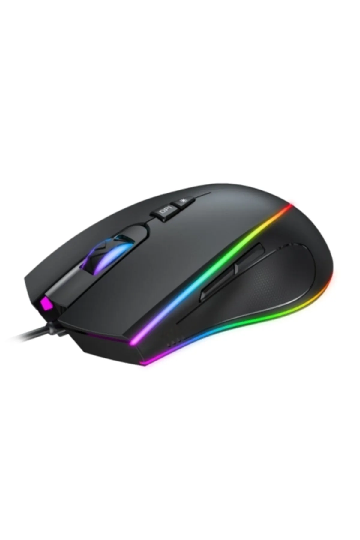 Genel Markalar Ms1017 Kablolu Rgb Gaming Mouse Siyah