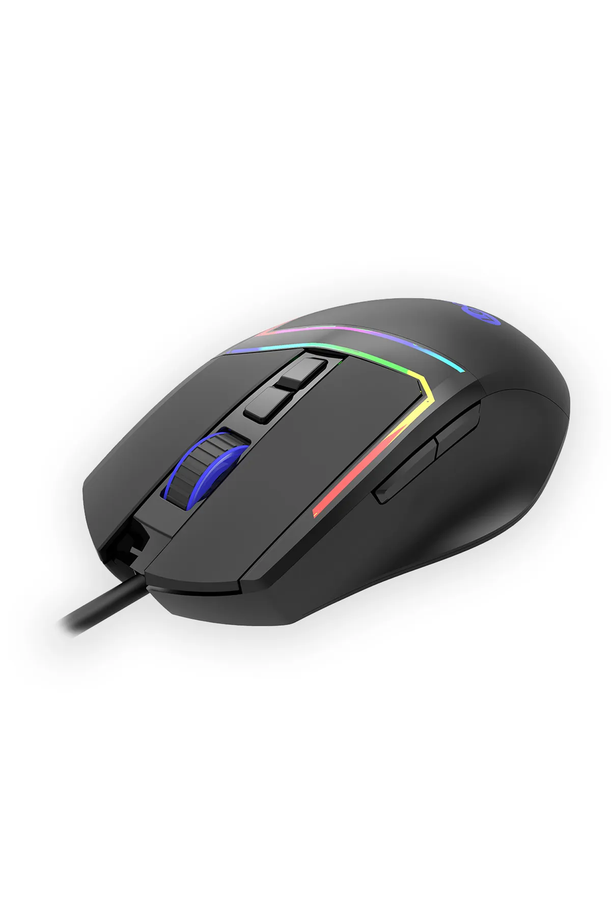 Lecoo Ms106 Kablolu Rgb Led Aydınlatmalı 3200dpı 7 Tuşlu Gaming Optik Mouse Siyah