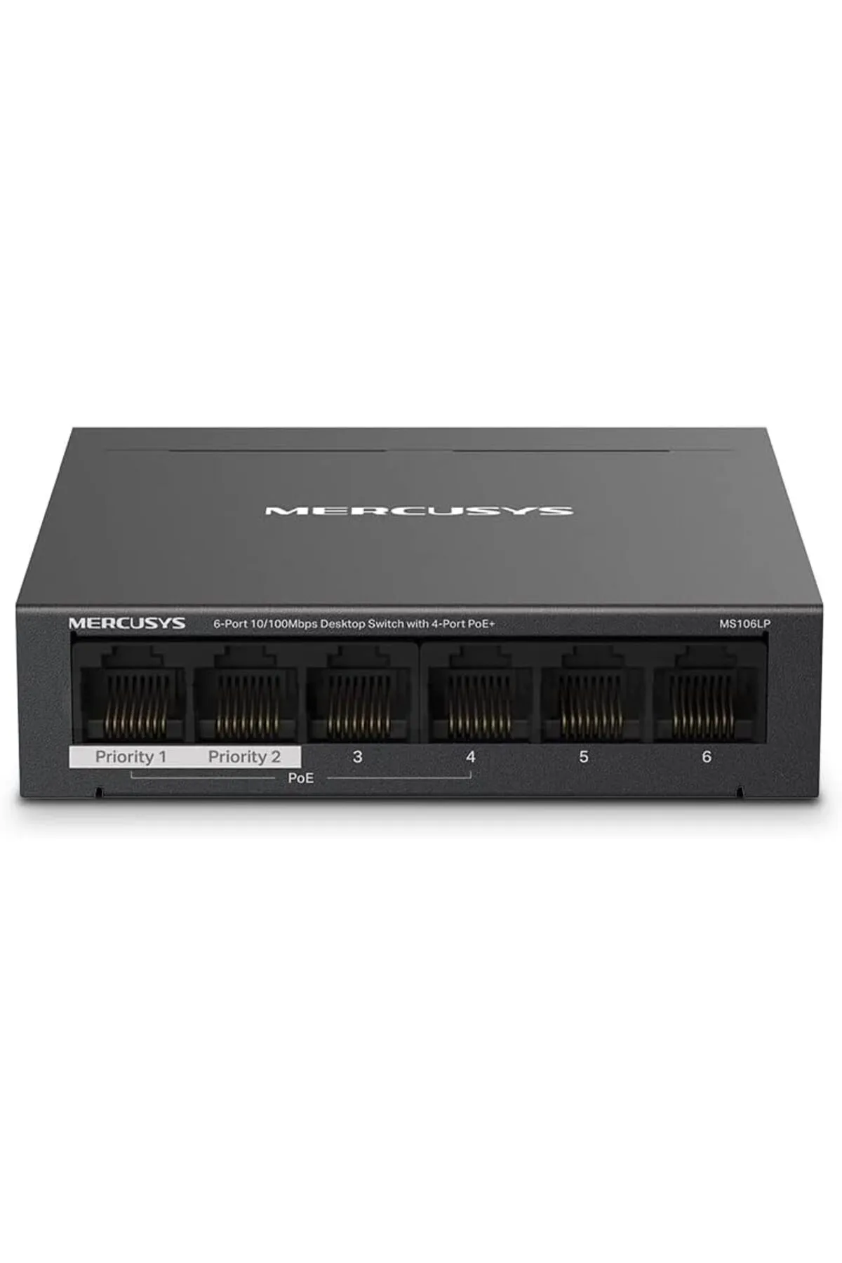 STOREMAX MS106LP, 6-Port 10/100Mbps Desktop Switch with 4-Port PoE+ hllgroup 990396