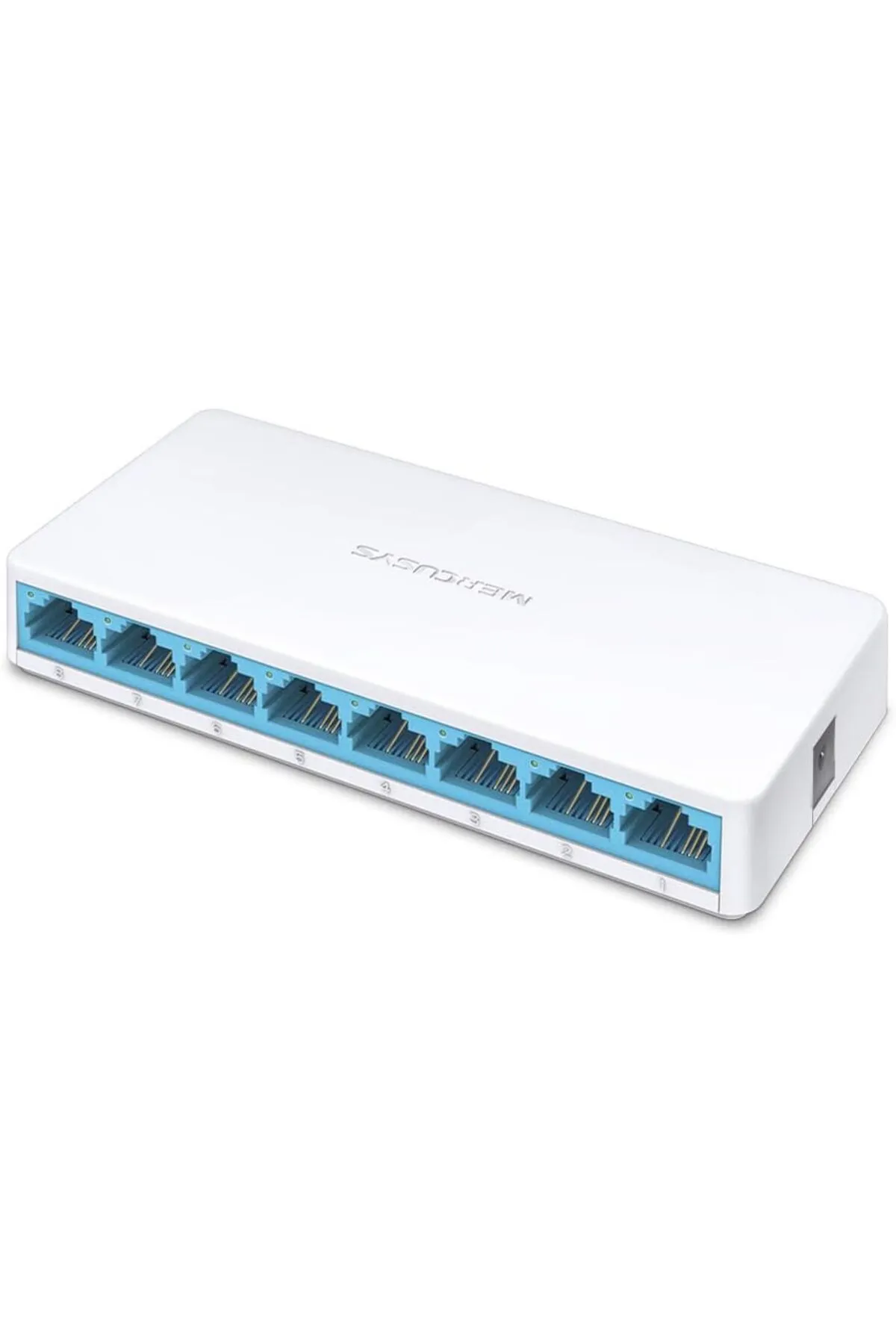 Genel Markalar MS108, 8-Port 10/100 Mbps Desktop Switch Yeni Model 963583