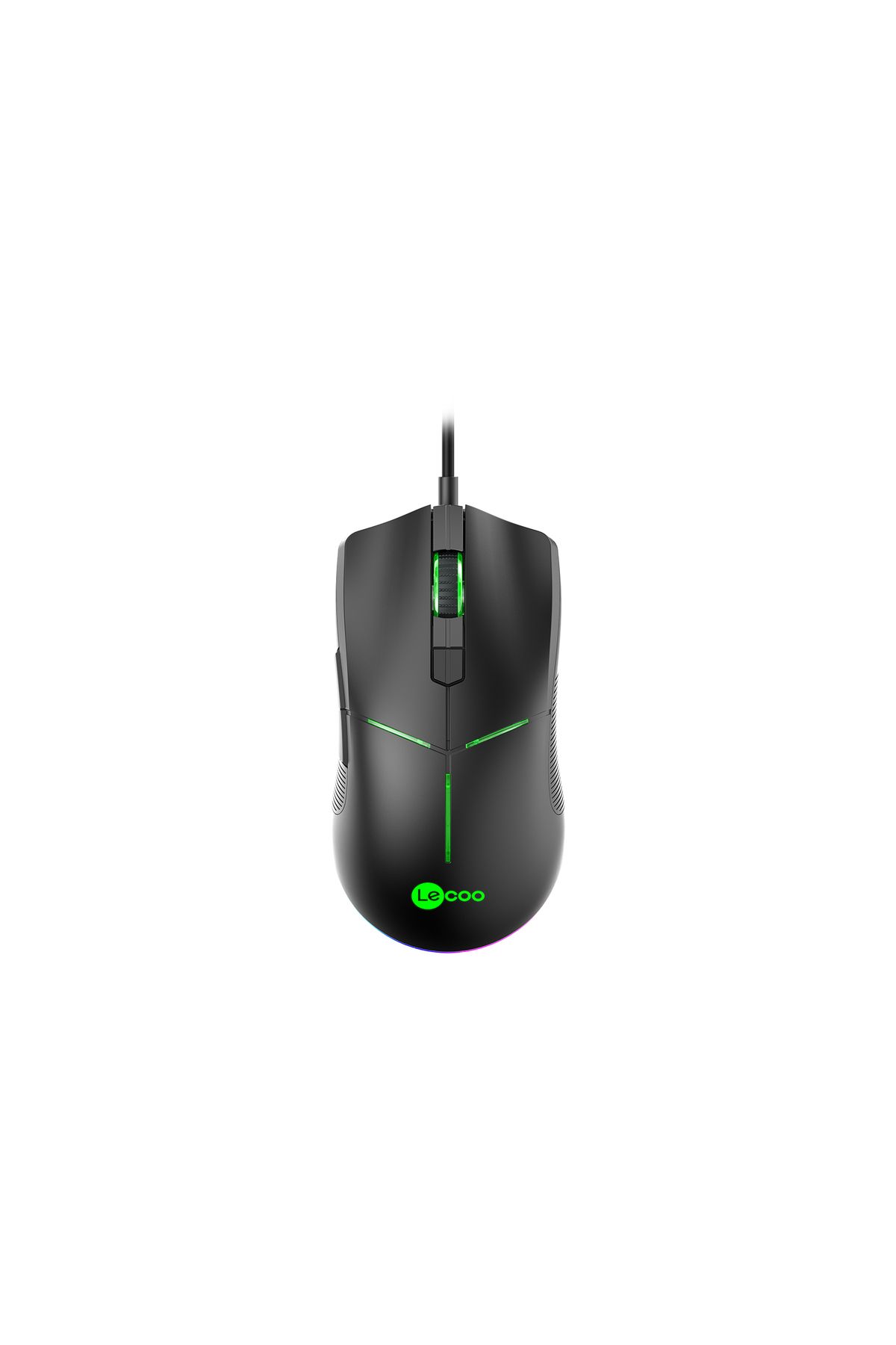 Lecoo Ms109 Kablolu 6400dpı Rgb Led Aydınlatmalı 8 Makro Tuşlu Gaming Optik Mouse Siyah