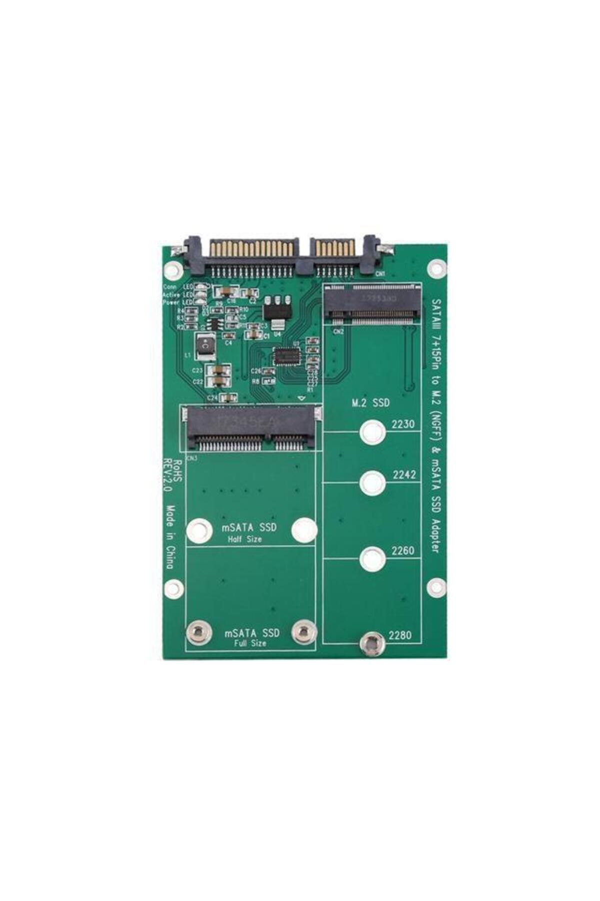 Platoon Msata Sata Çevirici M.2 B Key Ssd Sata Çevirici M2 Ngff Sata Konverter