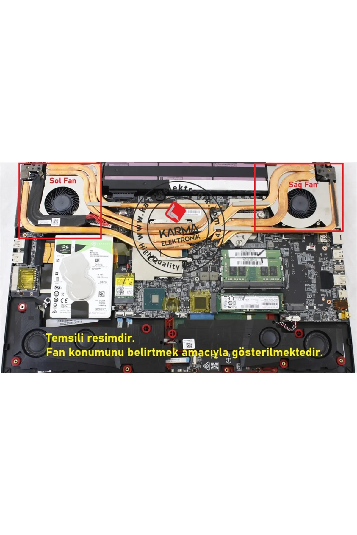 Afila MSI MS-17E4 Notebook Cpu, İşlemci Fanı (msi) R