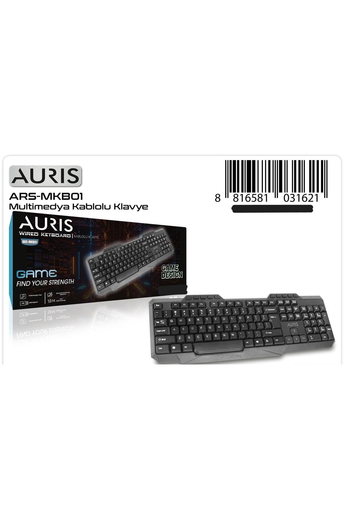 Auris MULTİMEDYA KLAVYE