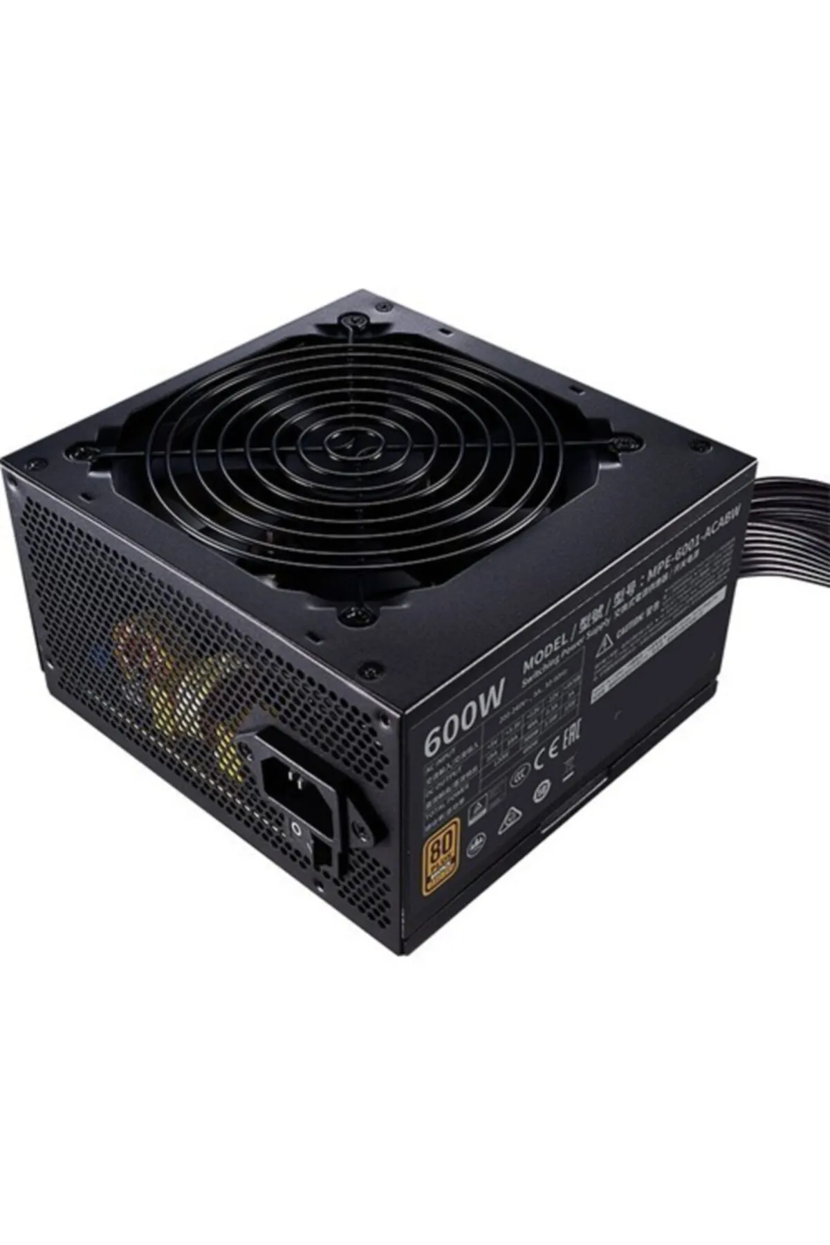 Cooler Master Mwe 600w 80+ Bronze 2 X Eps Aktif Pfc 120 Mm Fanlı Psu (mpe-6001-acabw-beu)